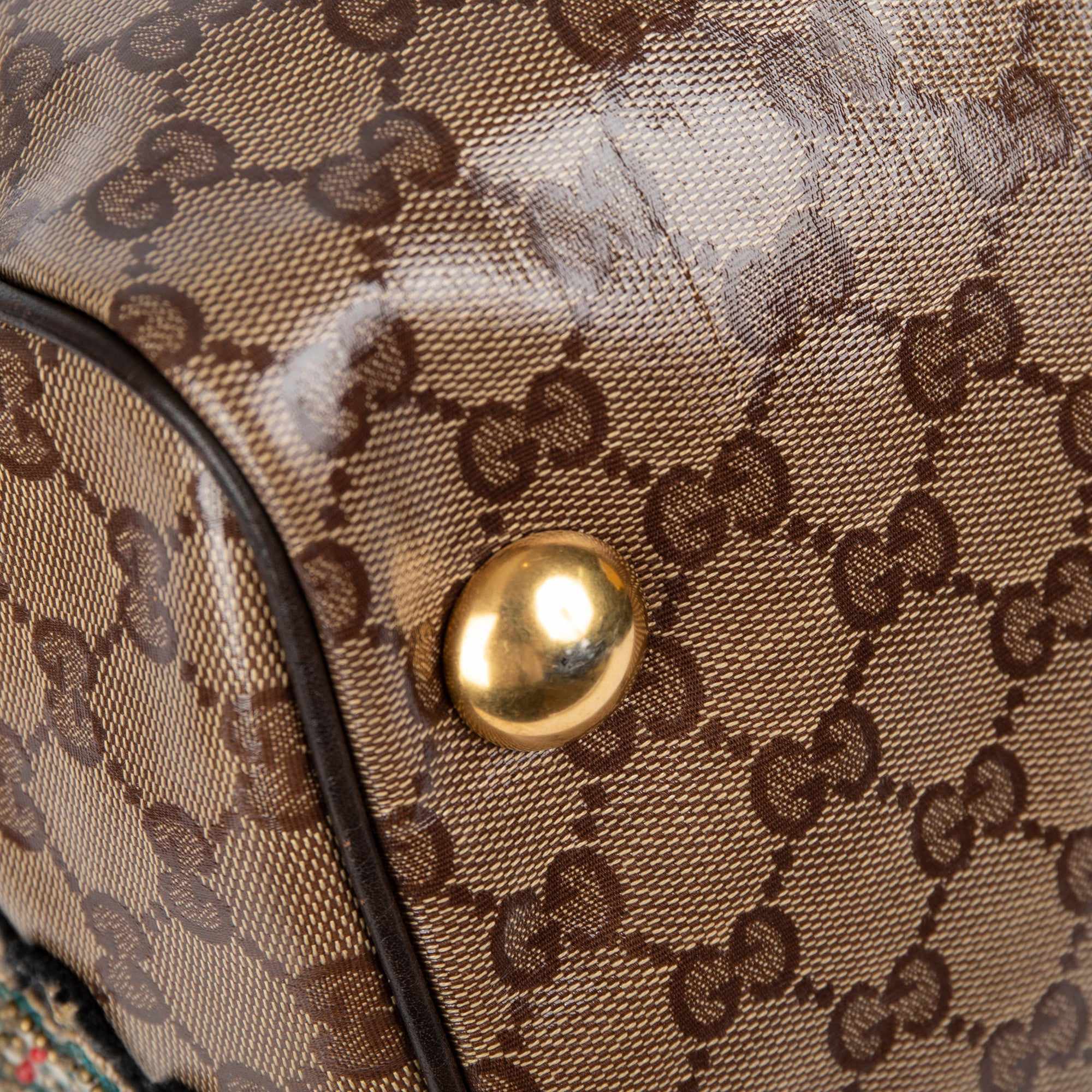 Gucci GG Cystal Fable Babouska Boston Bag