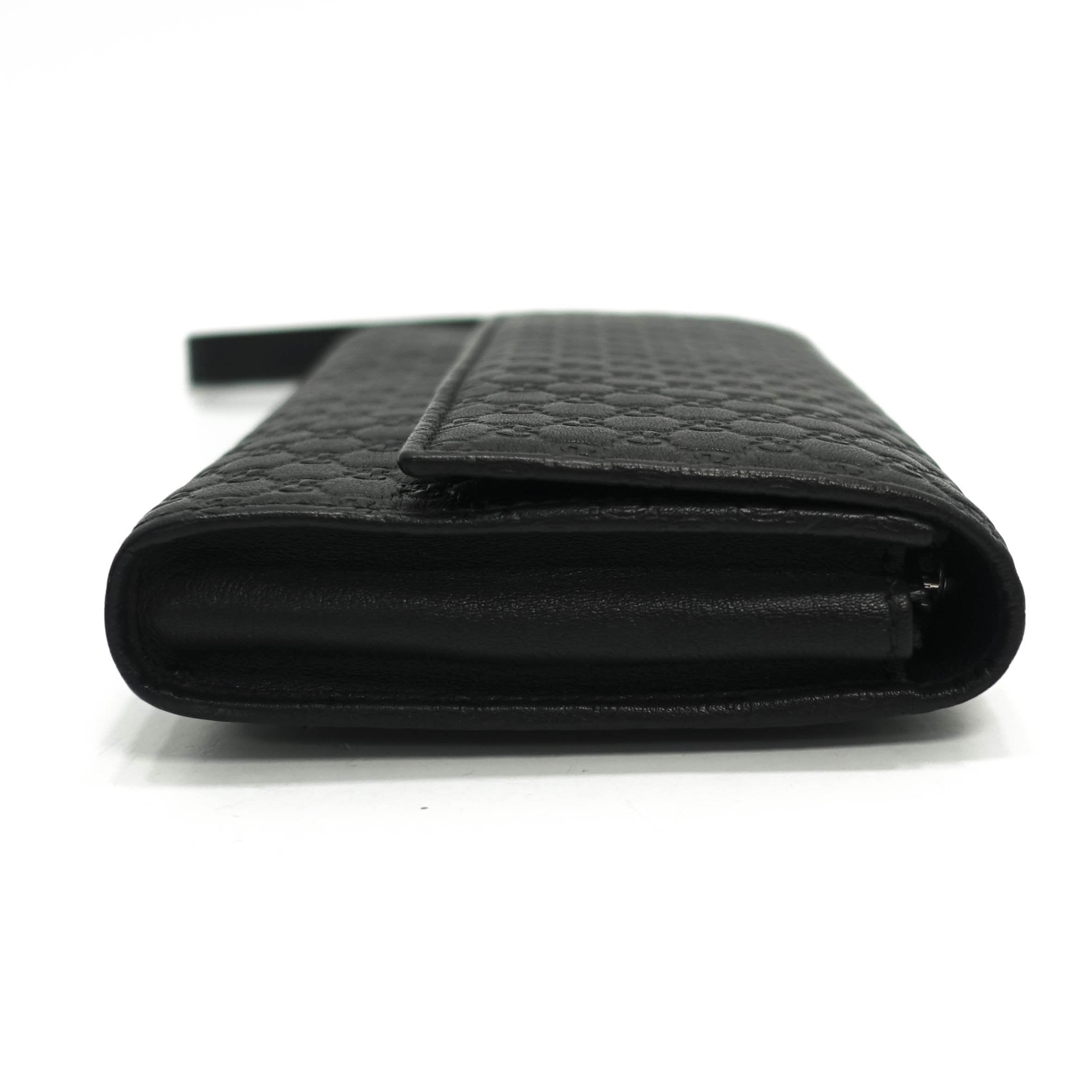 Gucci GG Guccisima Leather Travel Wristlet Wallet