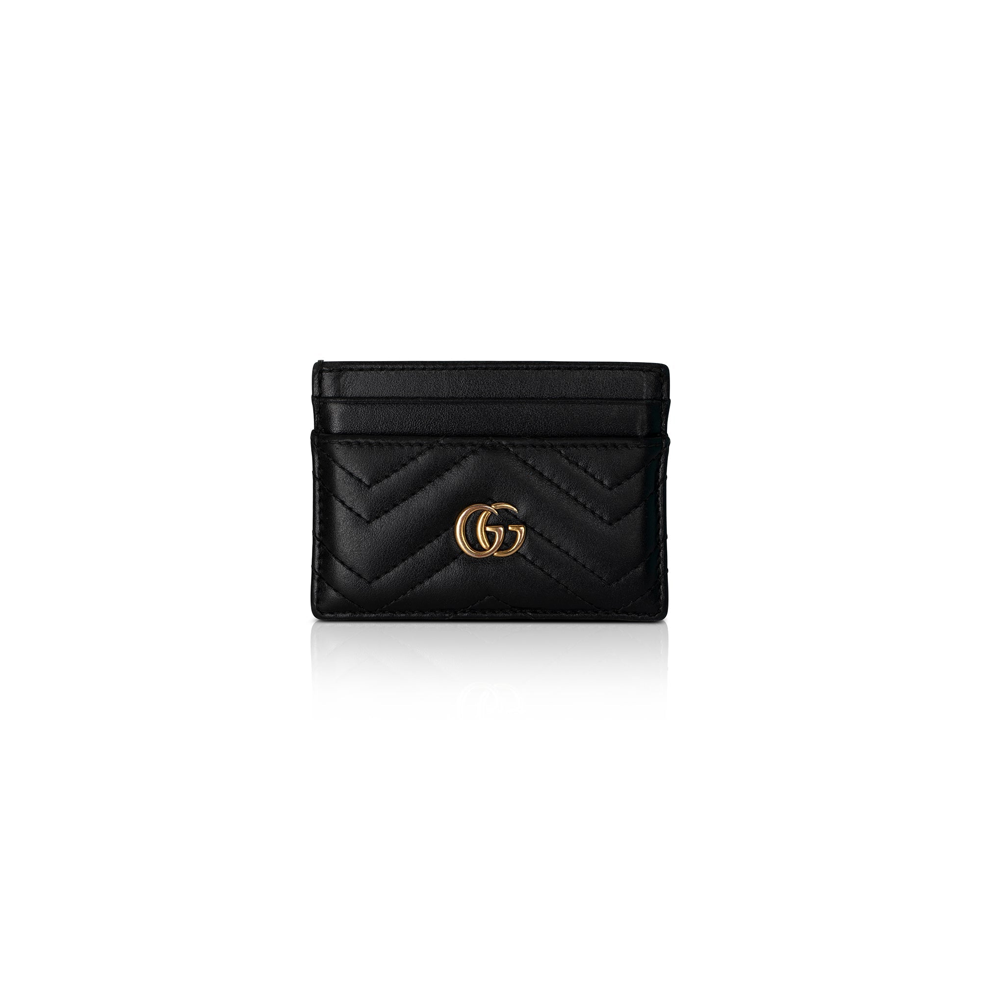Gucci GG Marmont Card Case w/ Box