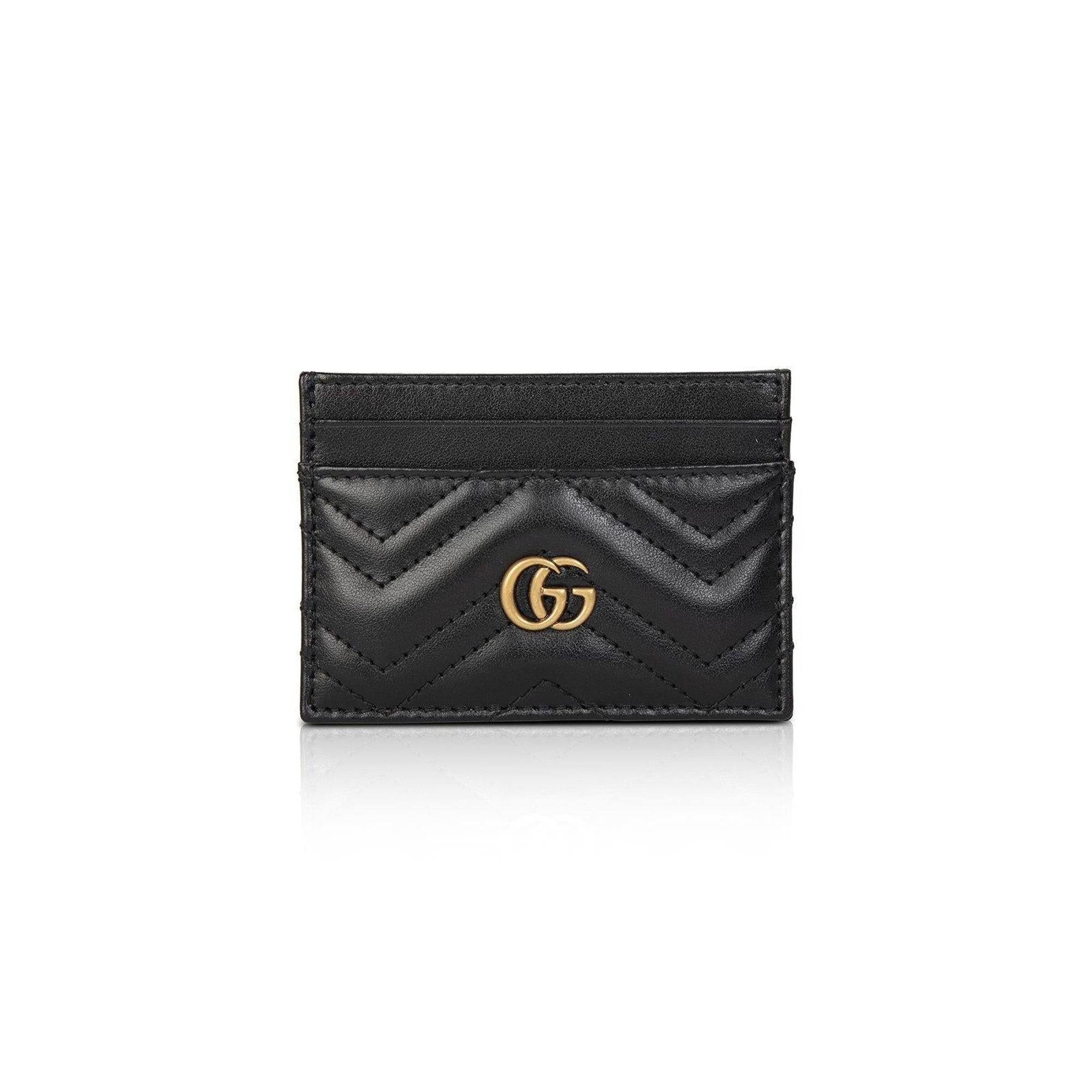 Gucci GG Marmont Card Case w/ Receipt & Box