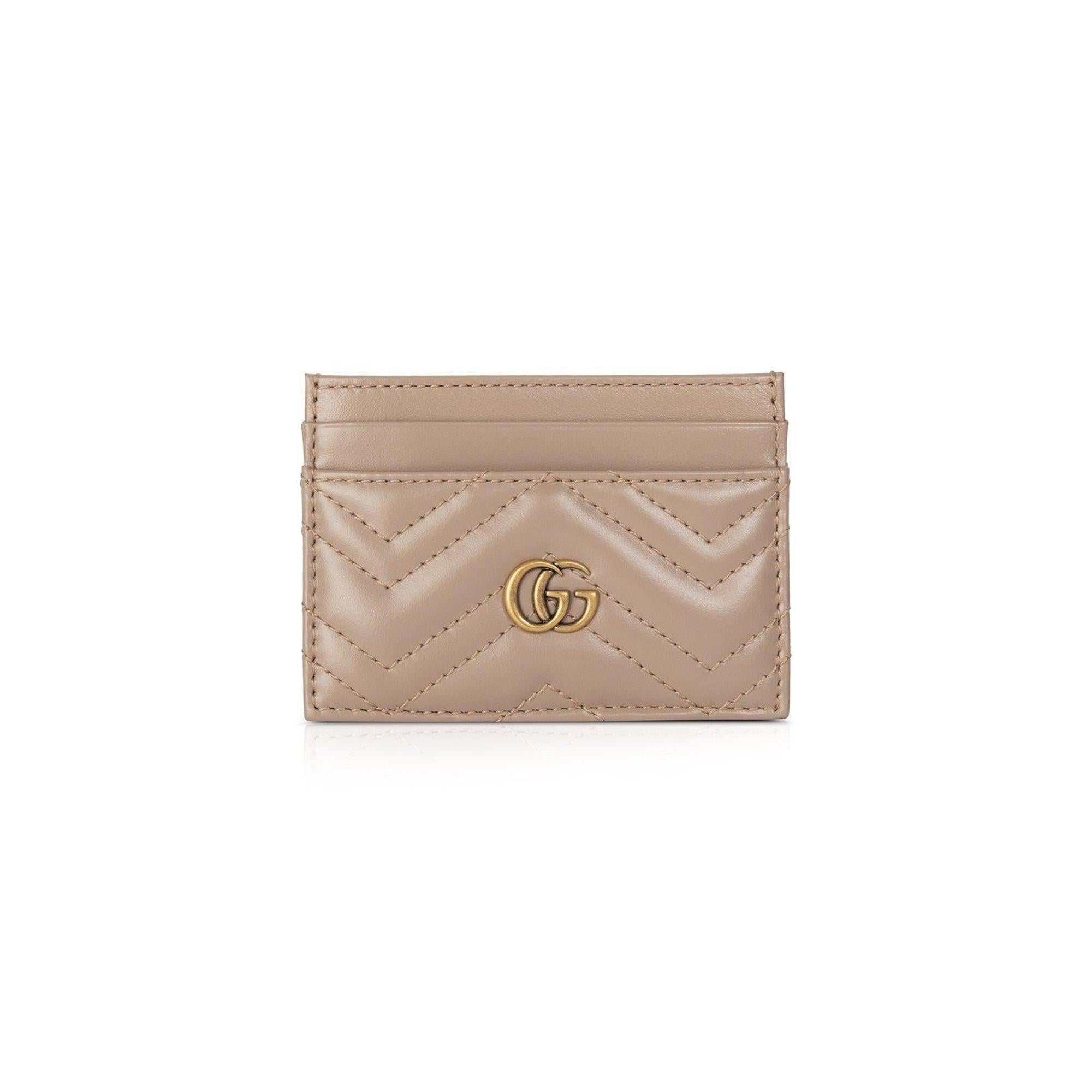 Gucci GG Marmont Card Case w/ Receipt & Box