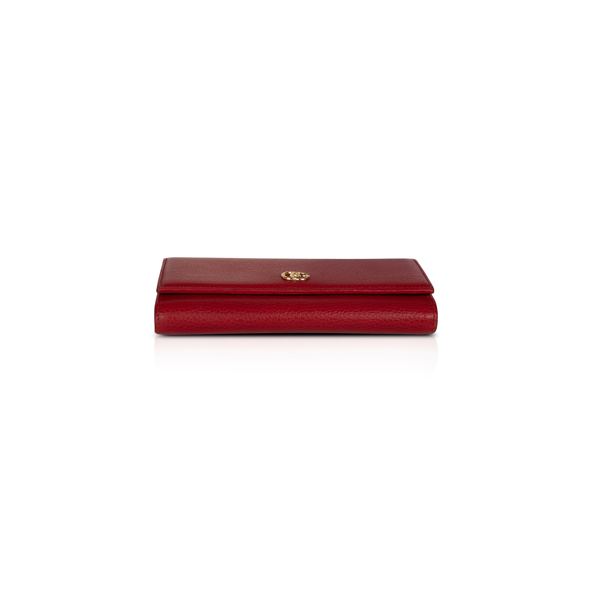 Gucci GG Marmont Leather Chain Wallet