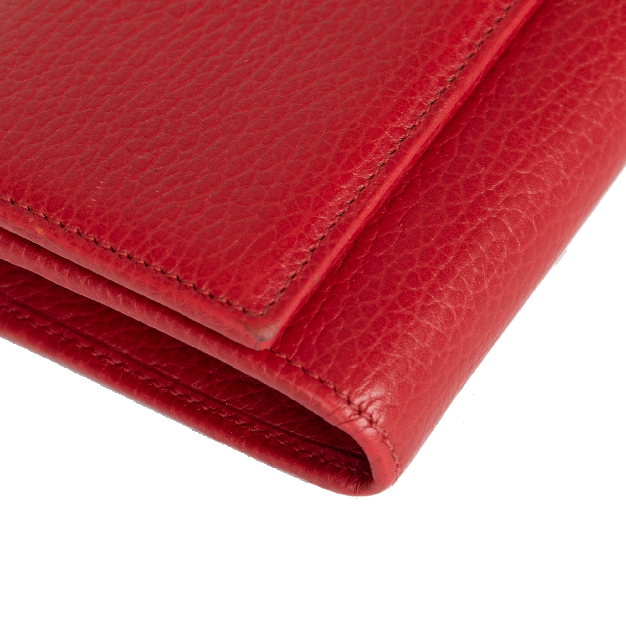 Gucci GG Marmont Leather Chain Wallet