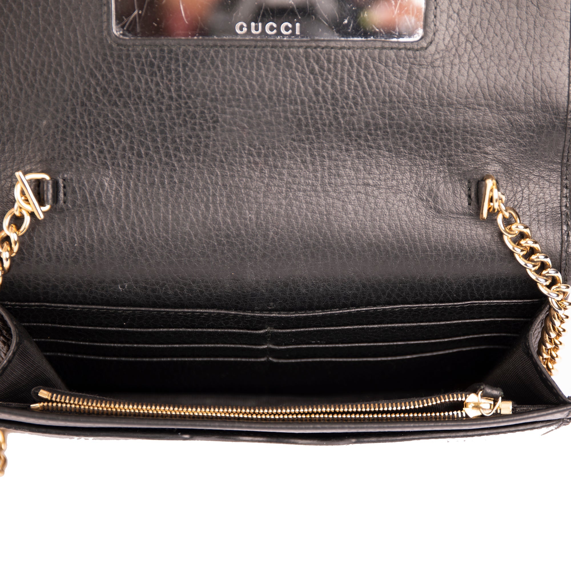 Gucci GG Marmont Leather Mini Chain Bag