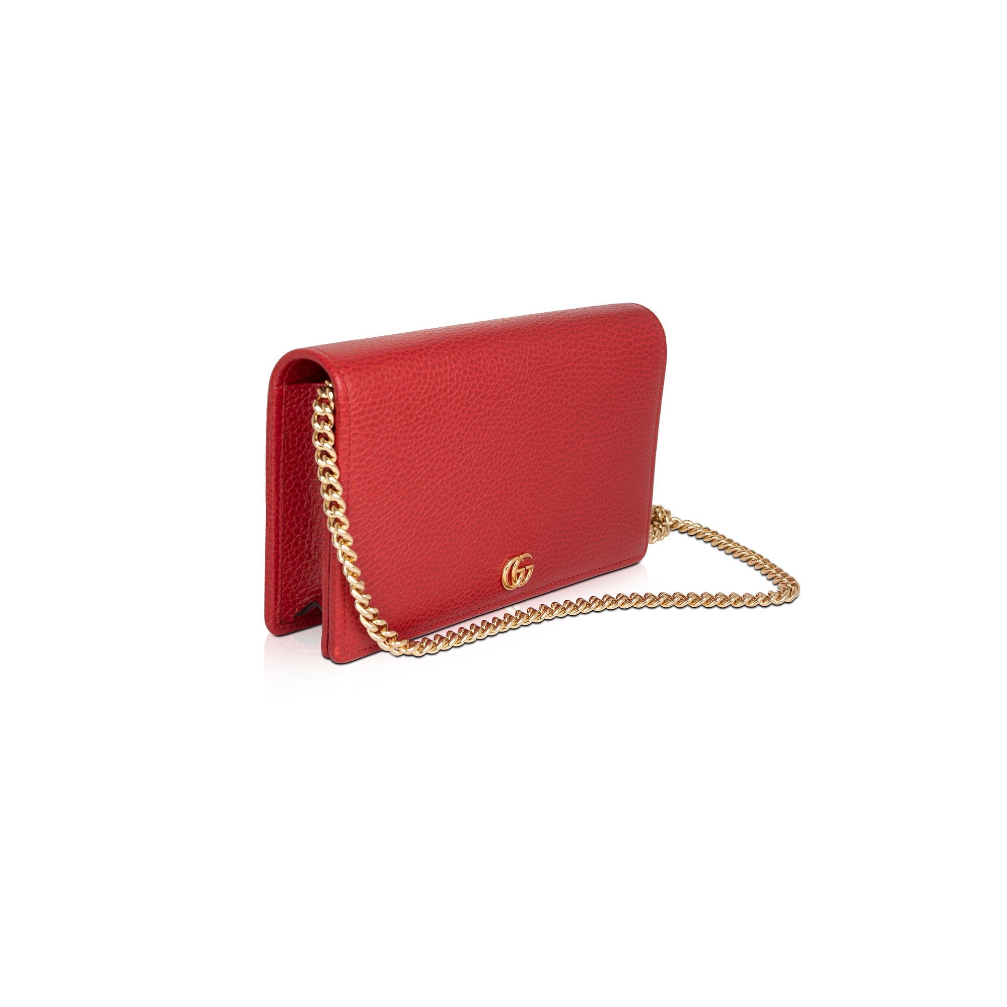 Gucci GG Marmont Leather Mini Chain Bag w/ Box