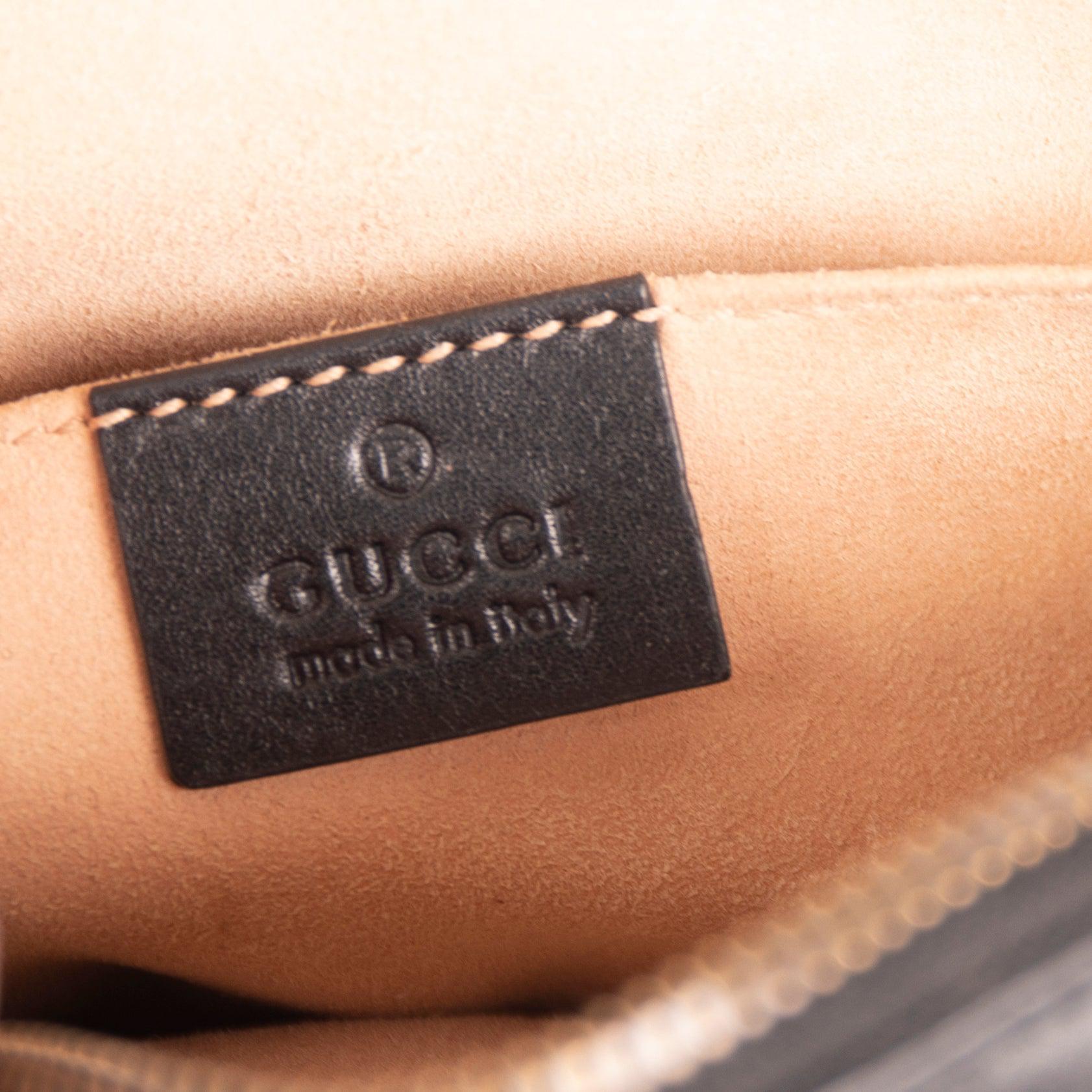 Gucci GG Marmont Matelasse Leather Belt Bag