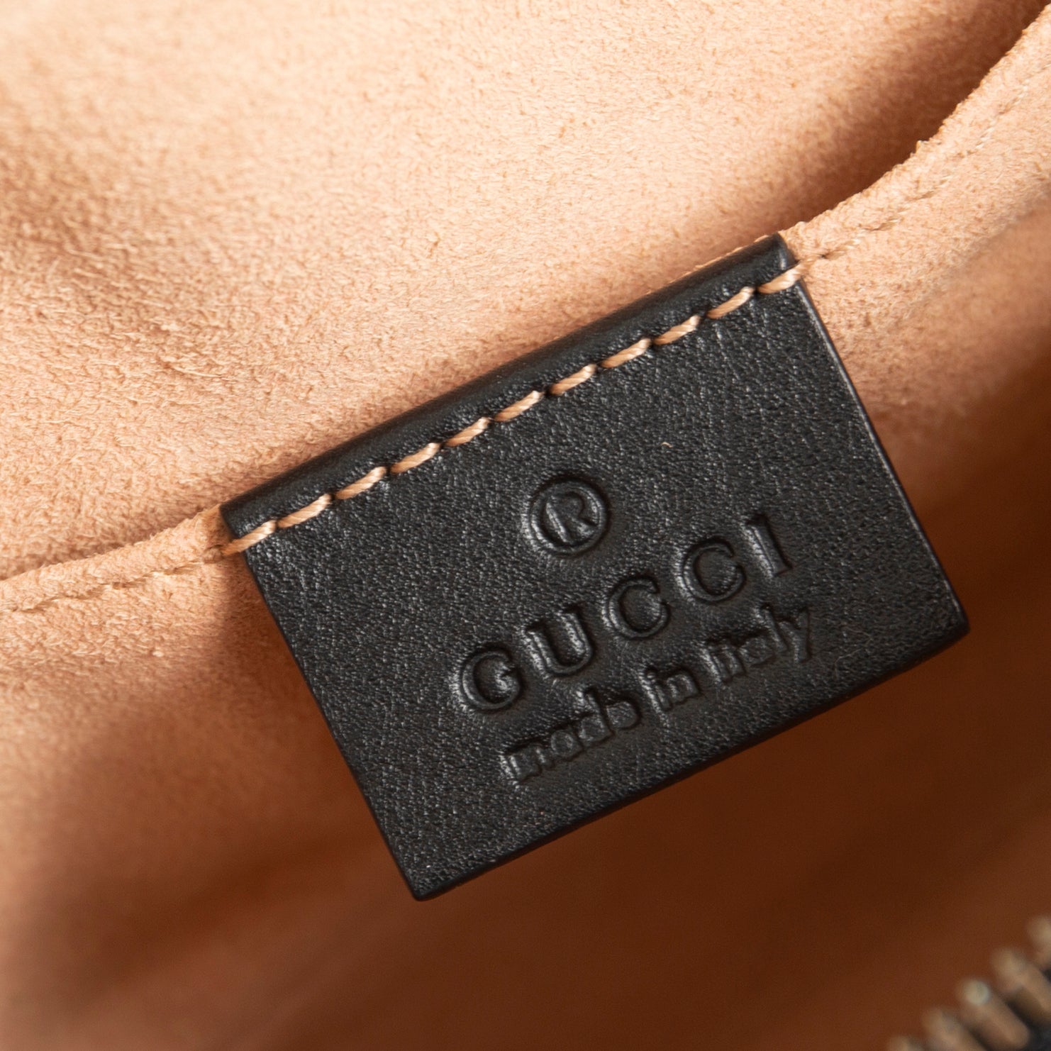 Gucci GG Marmont Matelasse Leather Belt Bag