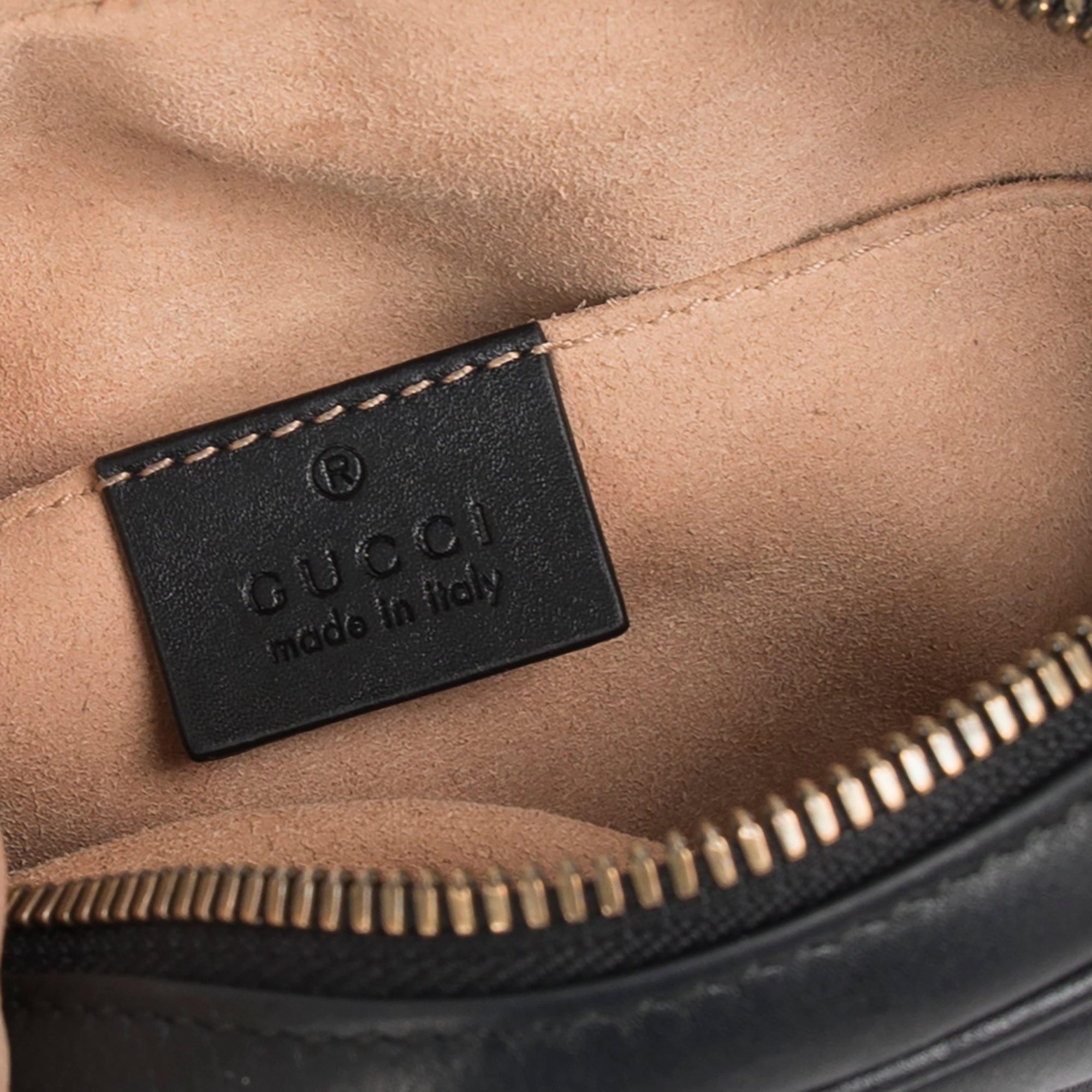 Gucci GG Marmont Matelasse Leather Belt Bag w/ Box & Receipt