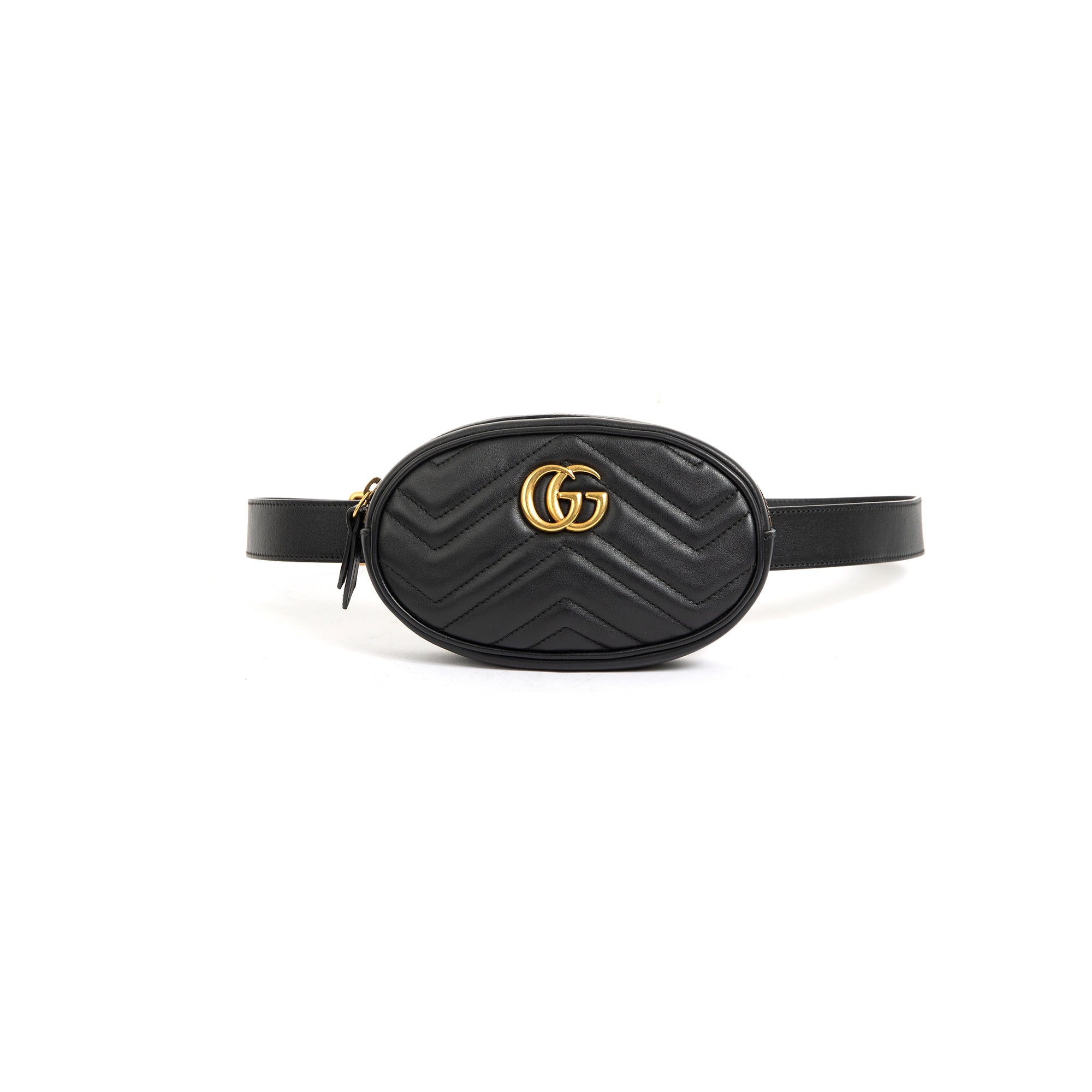 Gucci GG Marmont Matelasse Leather Belt Bag