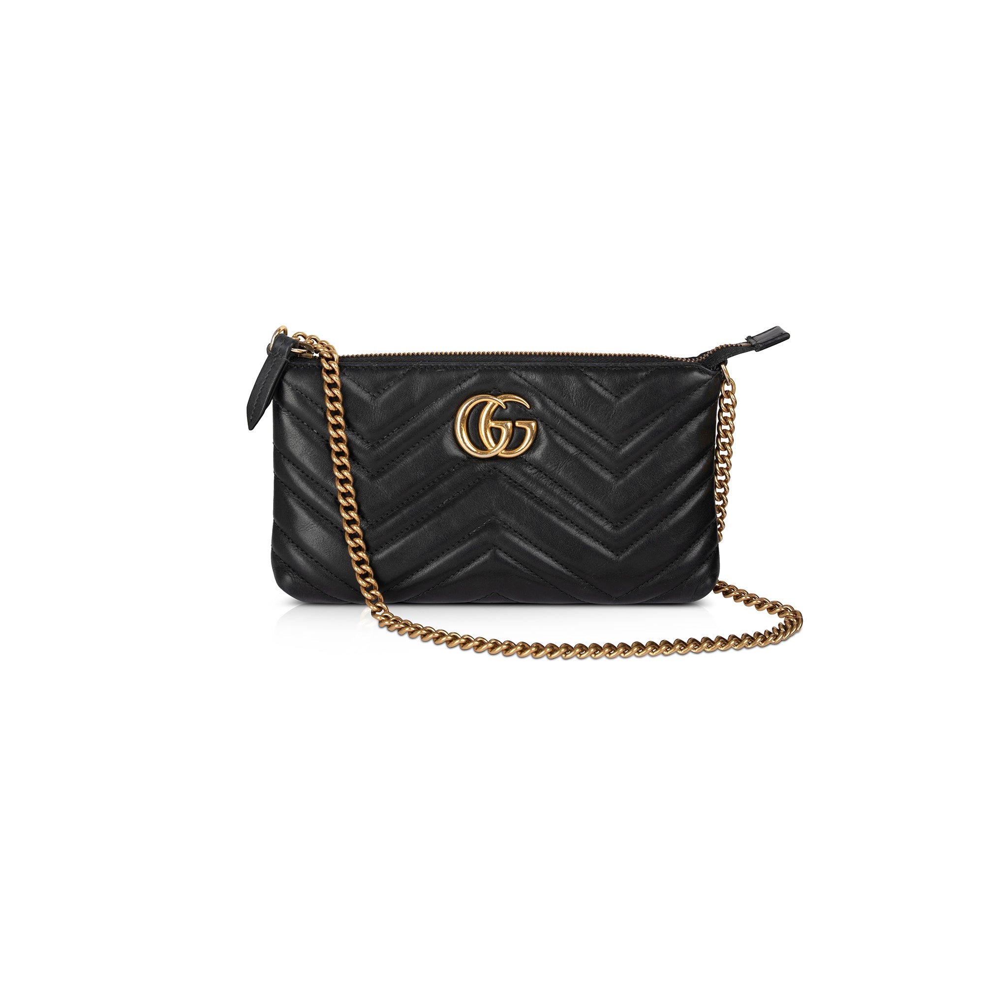 Gucci GG Marmont Matelasse Mini Chain Bag w/ Box