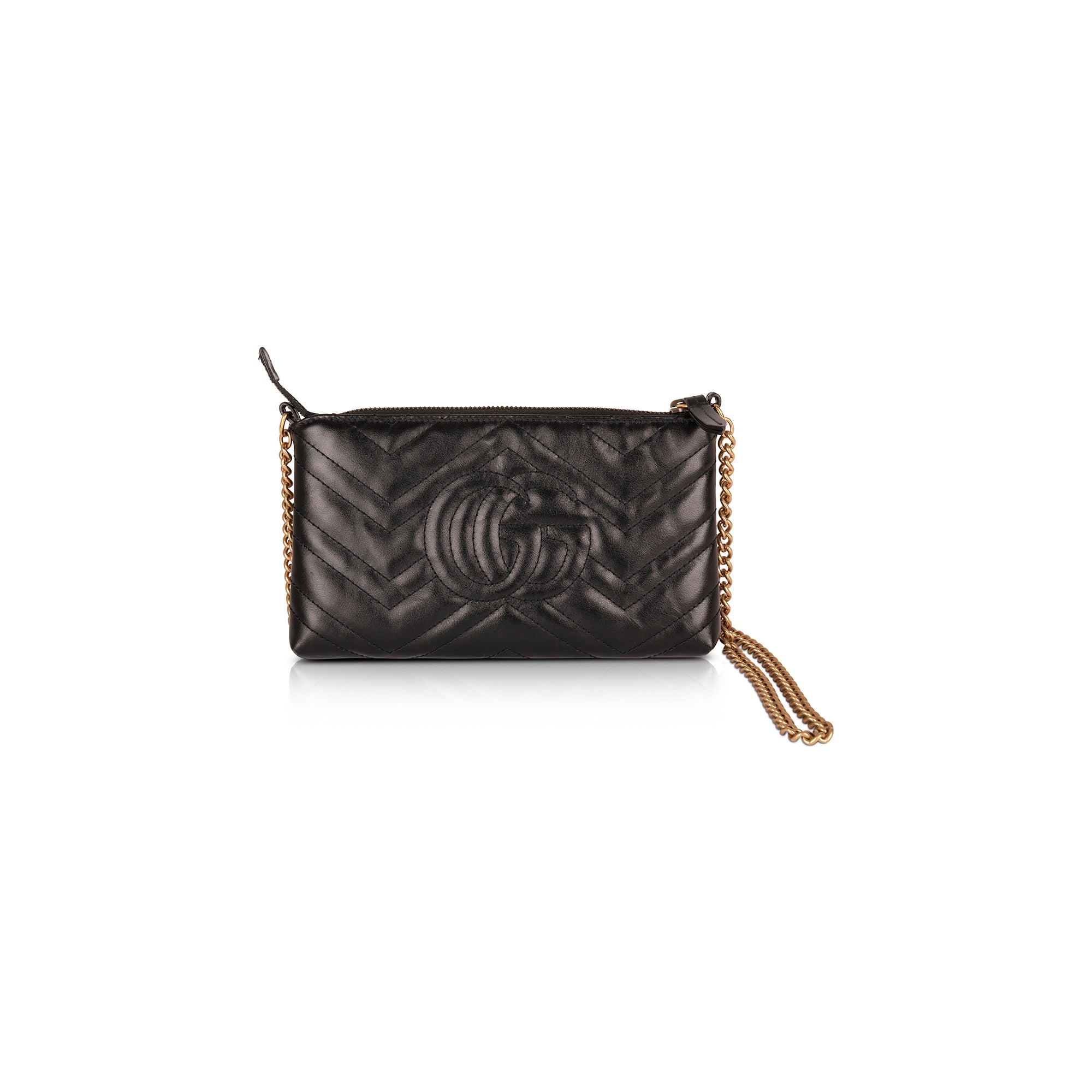 Gucci GG Marmont Matelasse Mini Chain Bag w/ Box