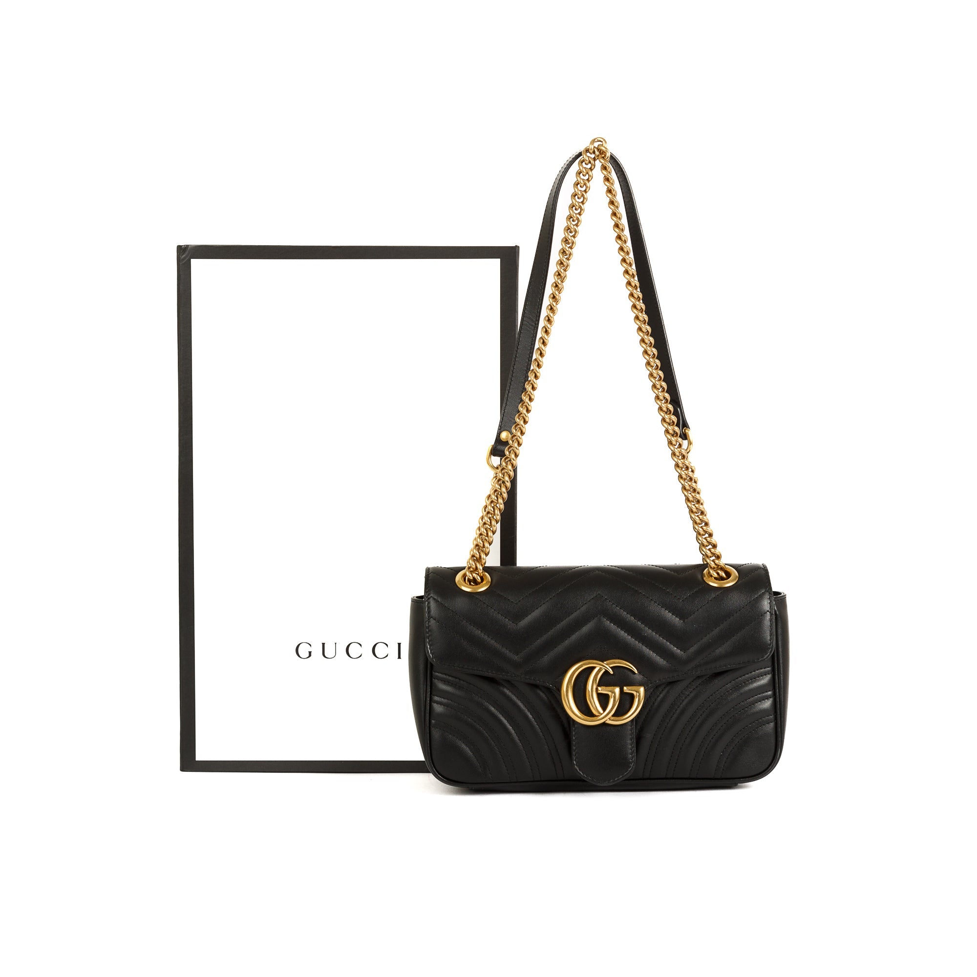 Gucci GG Marmont Matelasse Small Shoulder Bag w/ Box