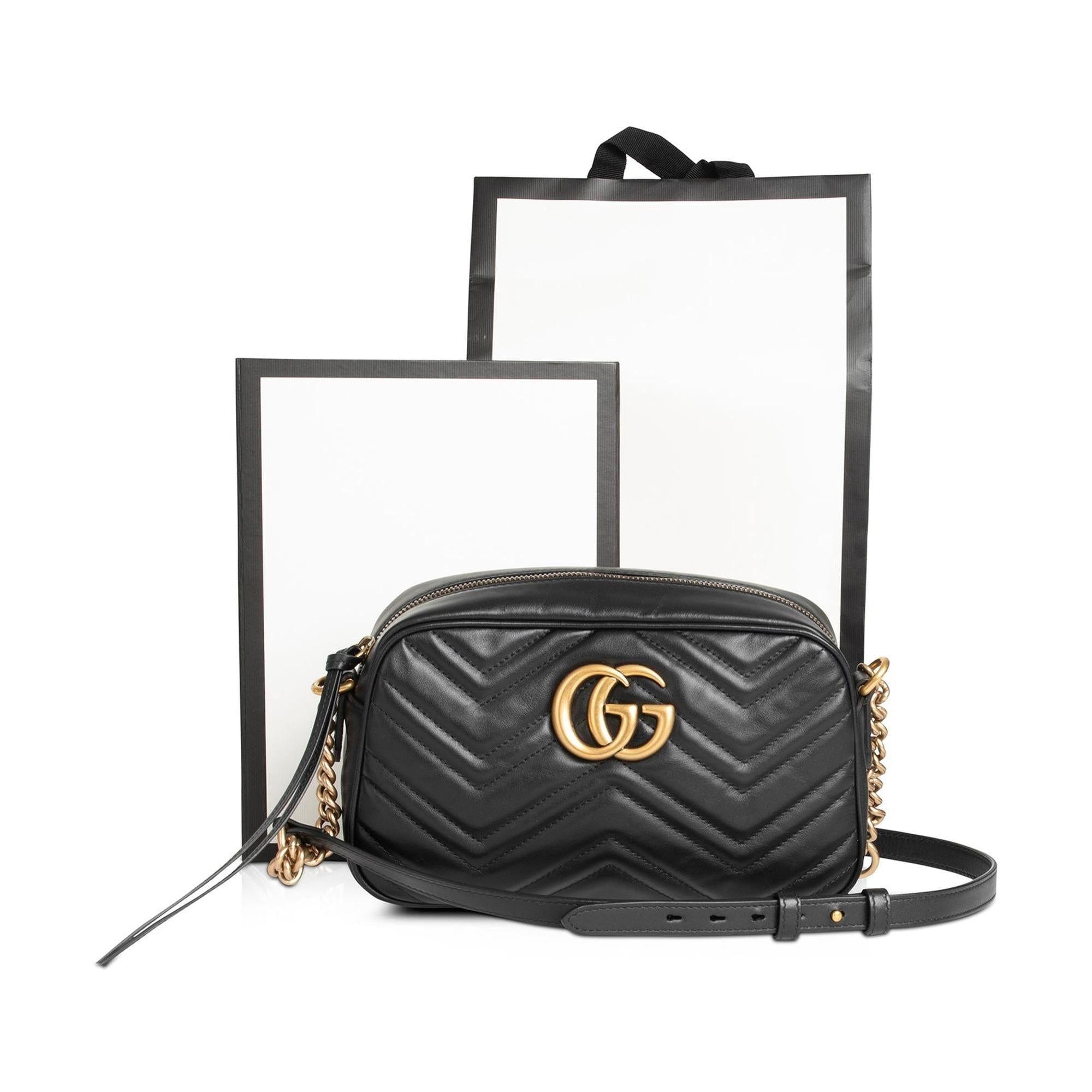 Gucci GG Marmont Matelasse Small Shoulder Bag w/ Box