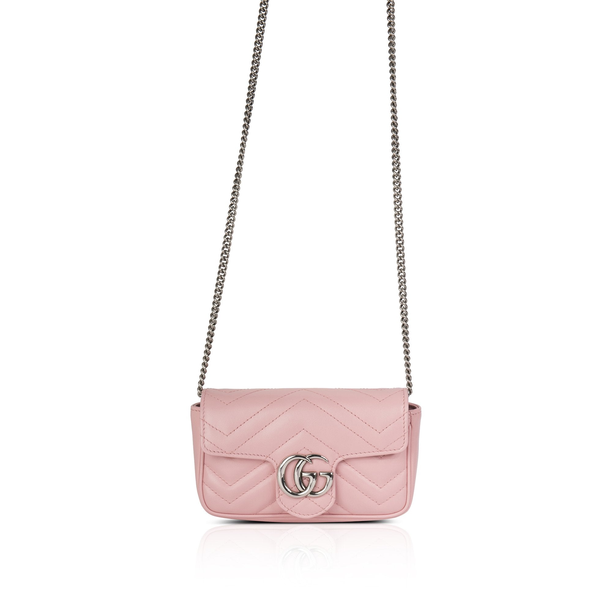 Gucci GG Marmont Matelasse Super Mini Bag w/ Box