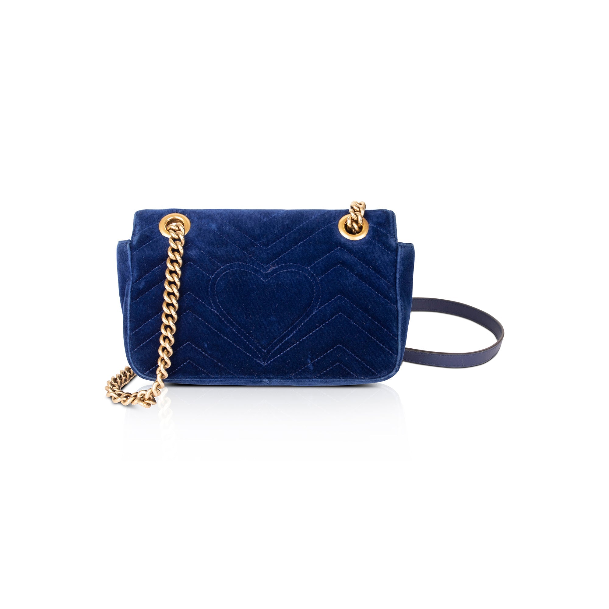 Gucci GG Marmont Matelasse Velvet Mini Bag