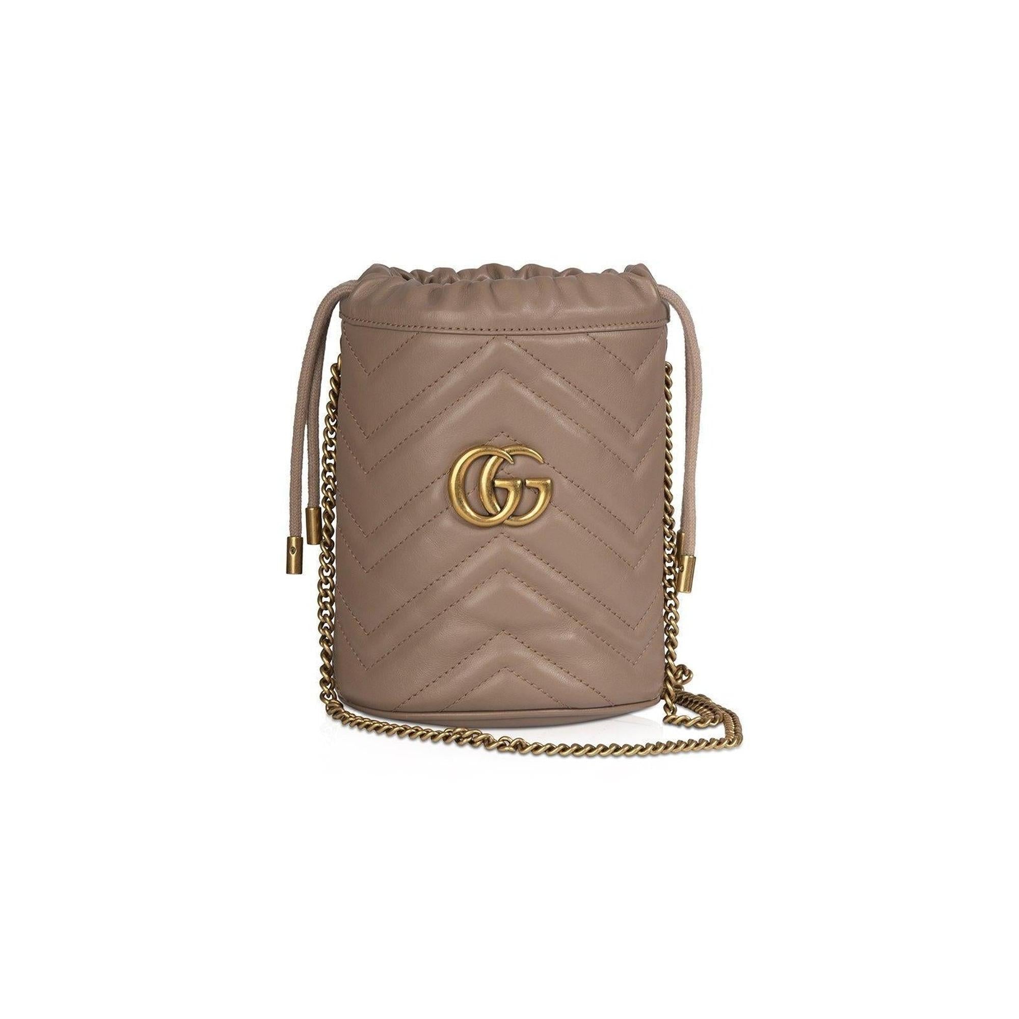 Gucci GG Marmont Mini Bucket Bag