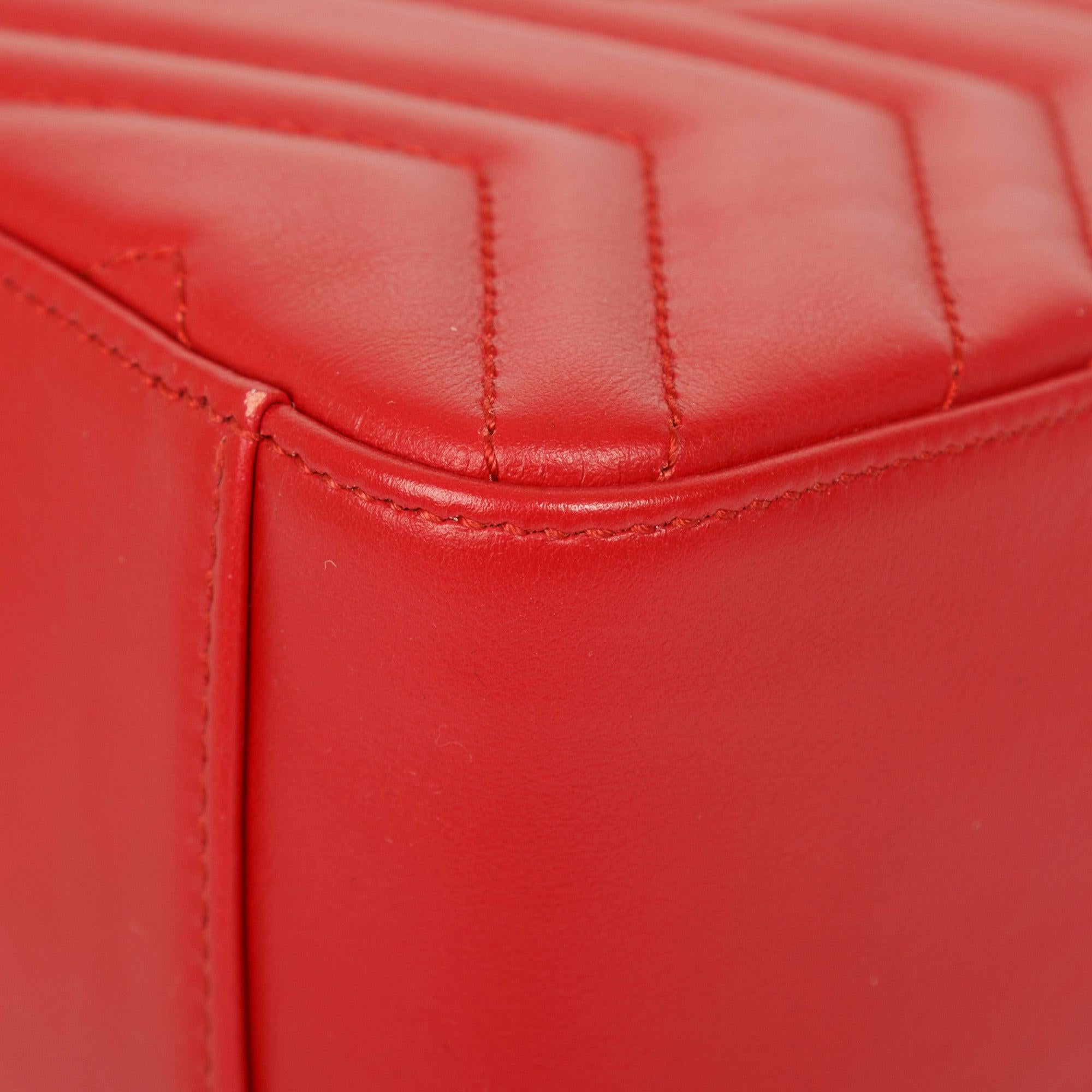 Gucci GG Marmont Mini Top Handle Bag w/ Box