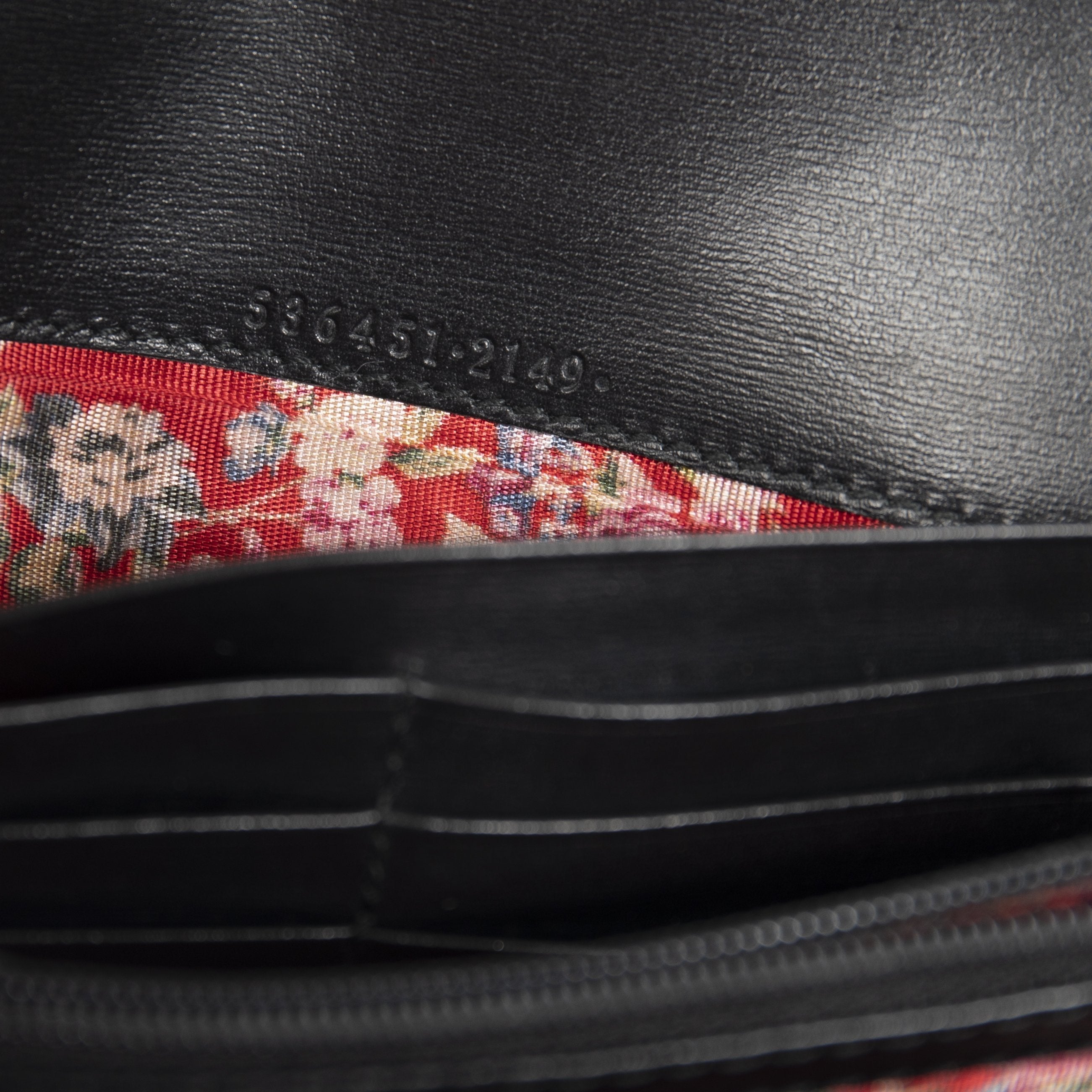 Gucci GG Marmont Quilted Leather Web Continental Wallet