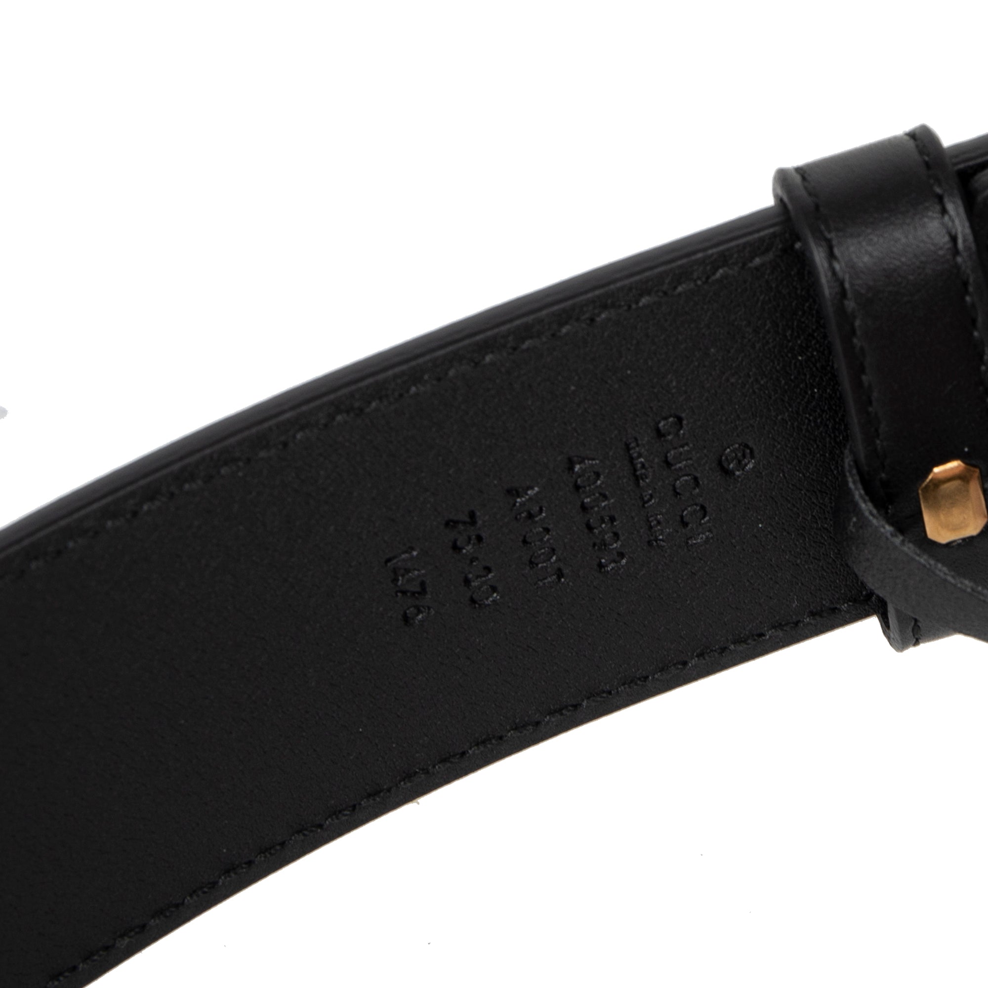 Gucci GG Marmont Wide Leather Belt