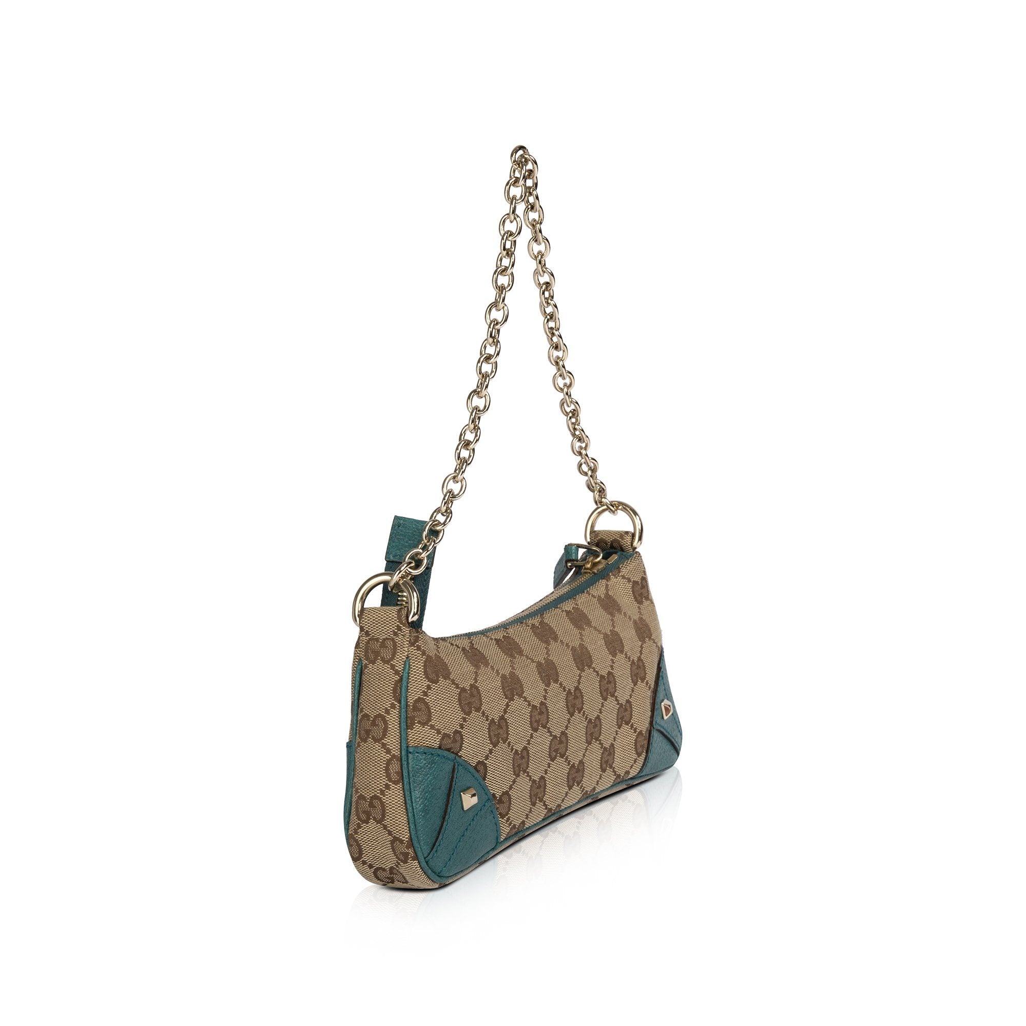 Gucci GG Nailhead Chain-Link Pochette