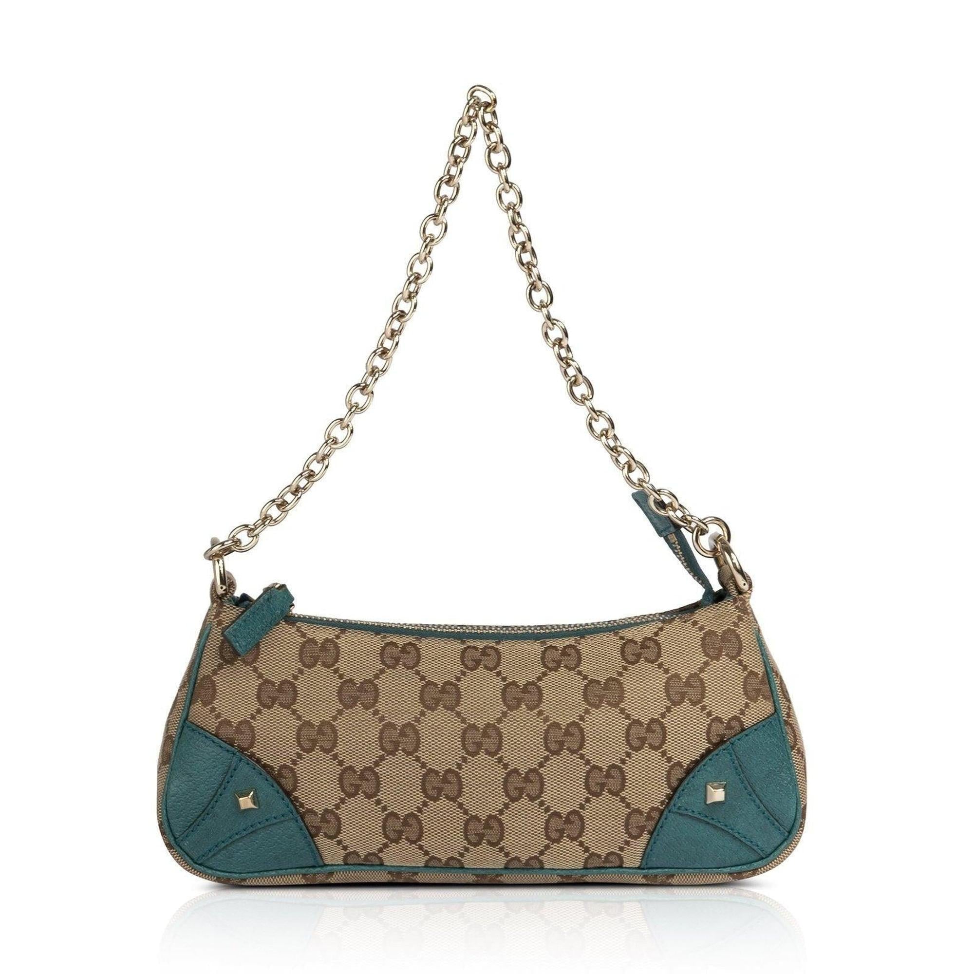 Gucci GG Nailhead Chain-Link Pochette