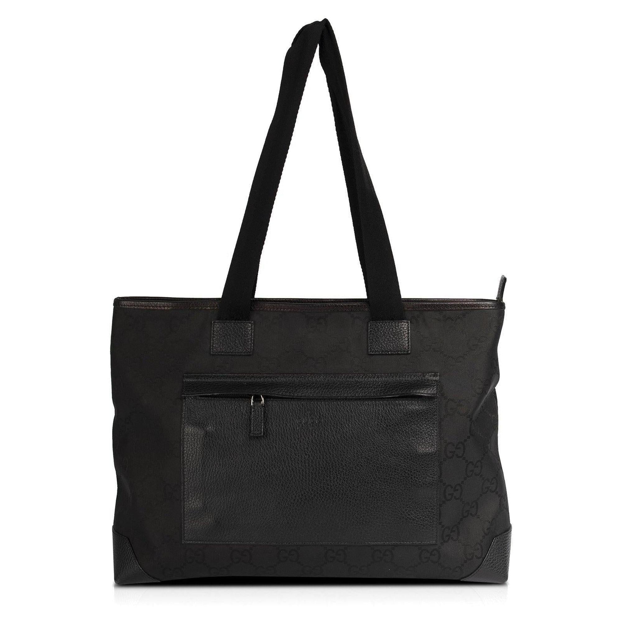 Gucci GG Nylon Front Pocket Tote