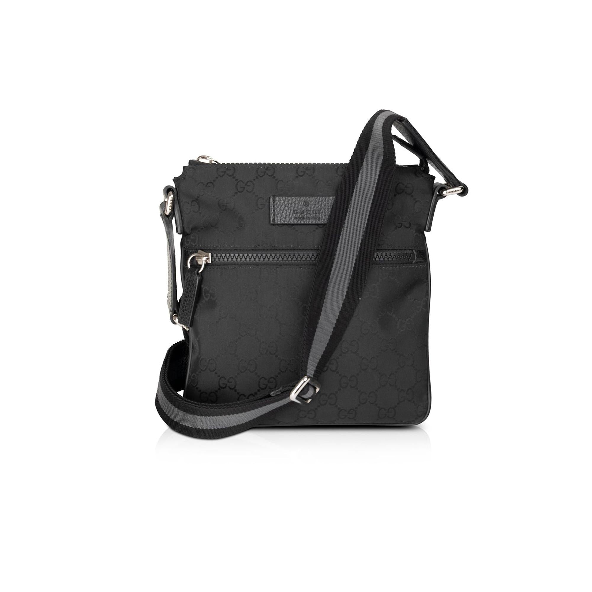 Gucci GG Nylon Mini Messenger Bag