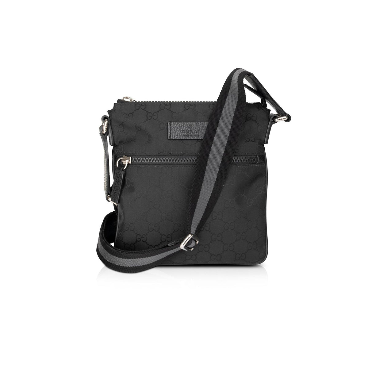 【GUCCI】GG Nylon Small Messenger Bag Gucci-GG-Nylon-Mini-Messenger-