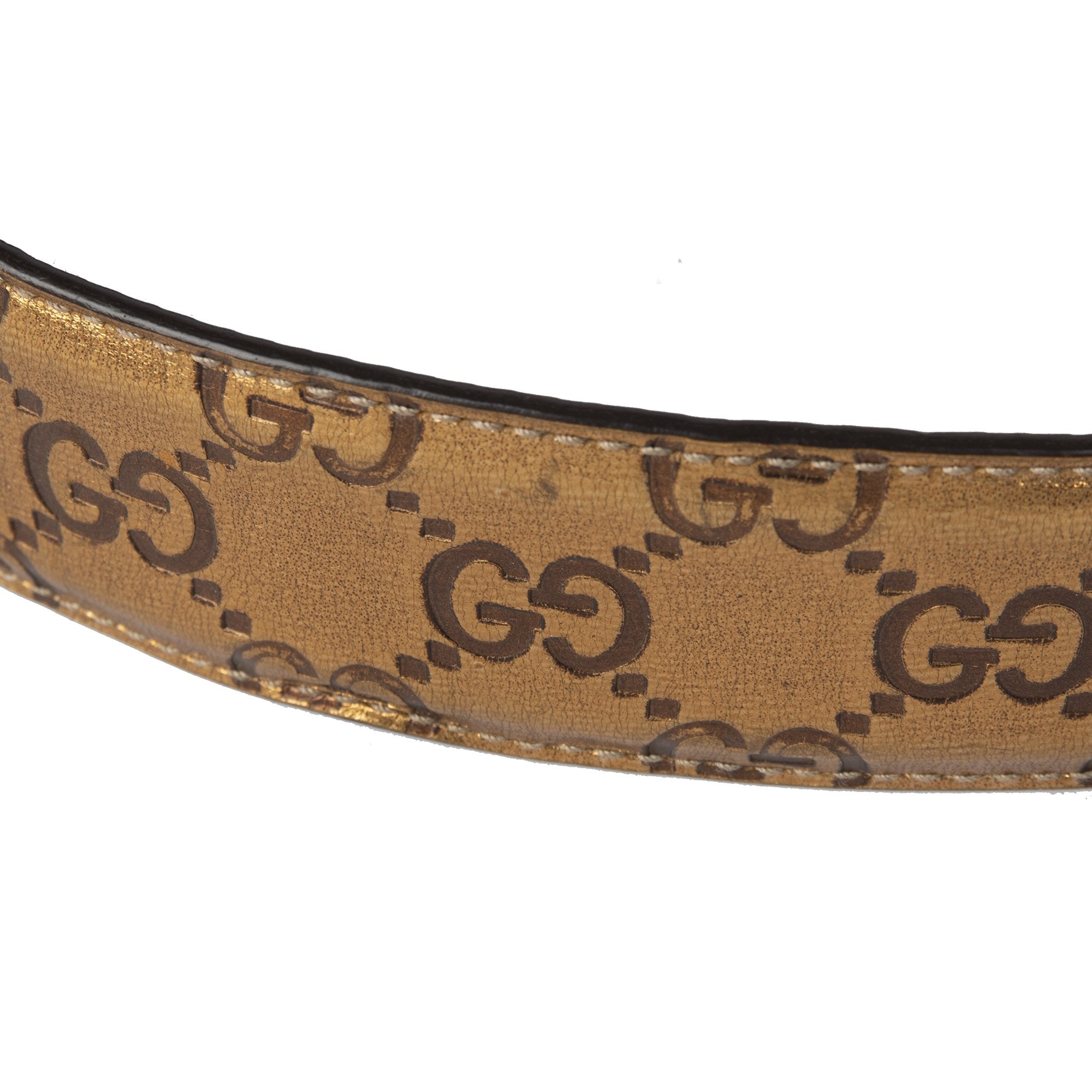 Gucci GG Signature Leather Belt