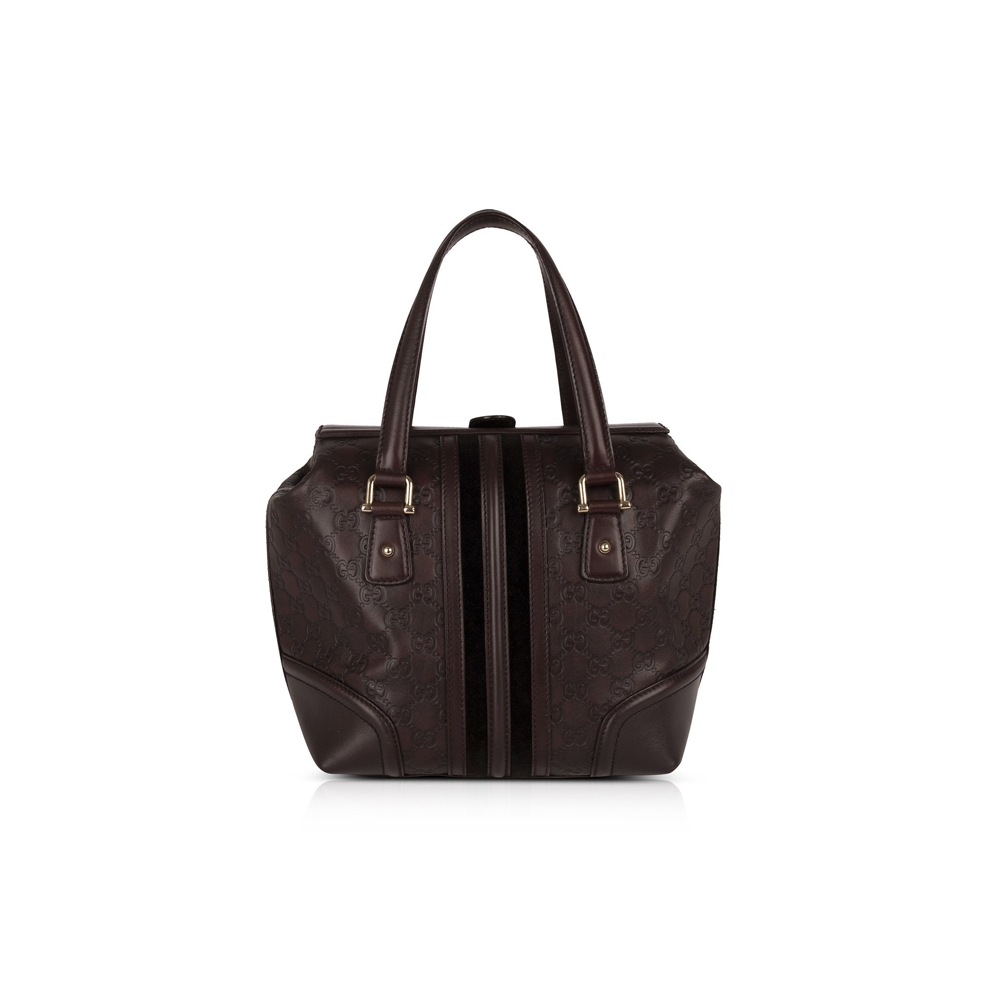 Gucci GG Signature Leather Treasure Boston Bag