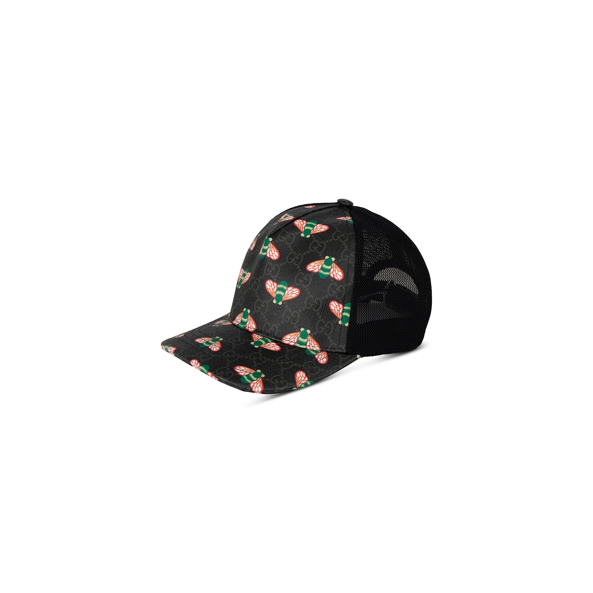 Gucci GG Supreme Bee Print Baseball Hat