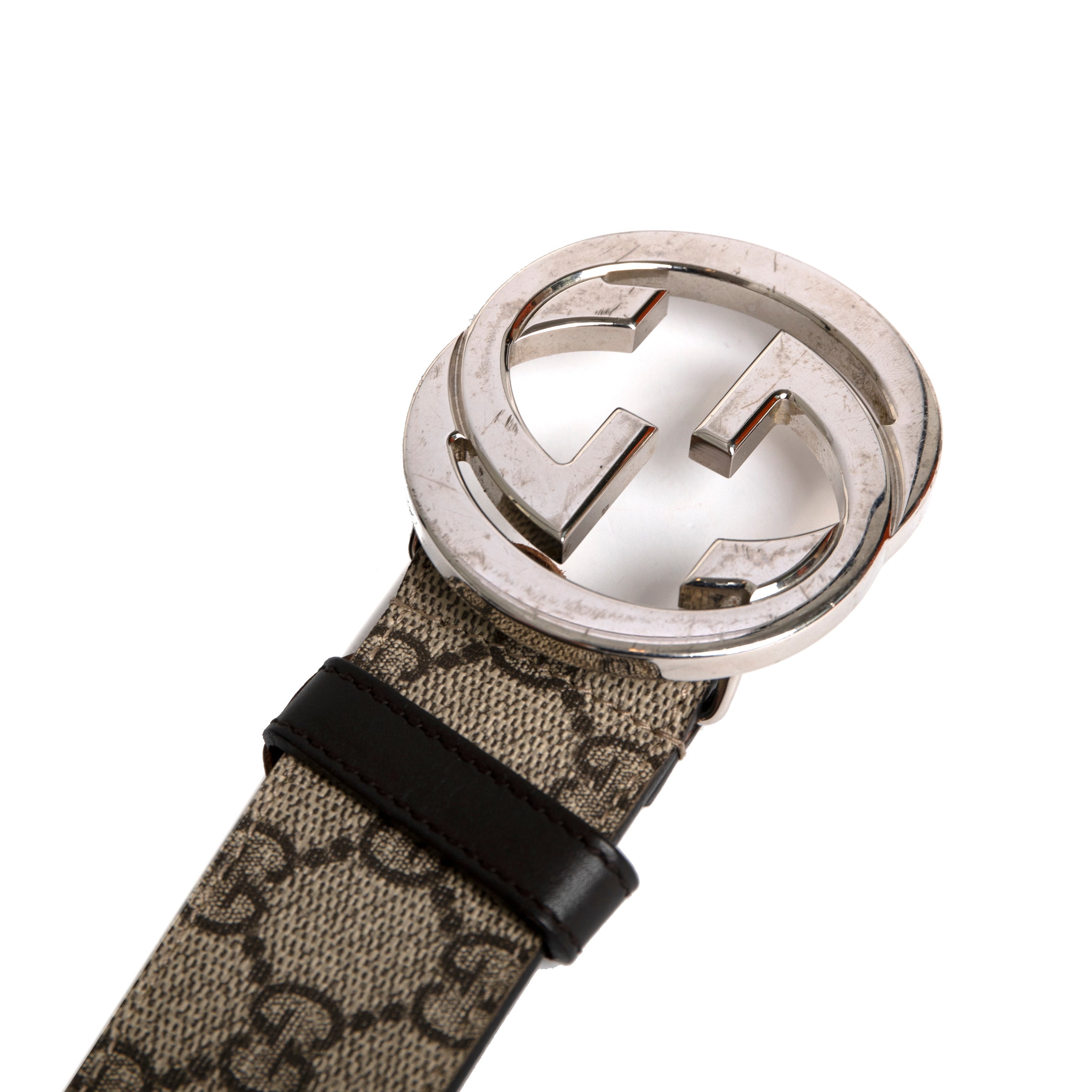 Gucci GG Supreme Belt with G Buckle
