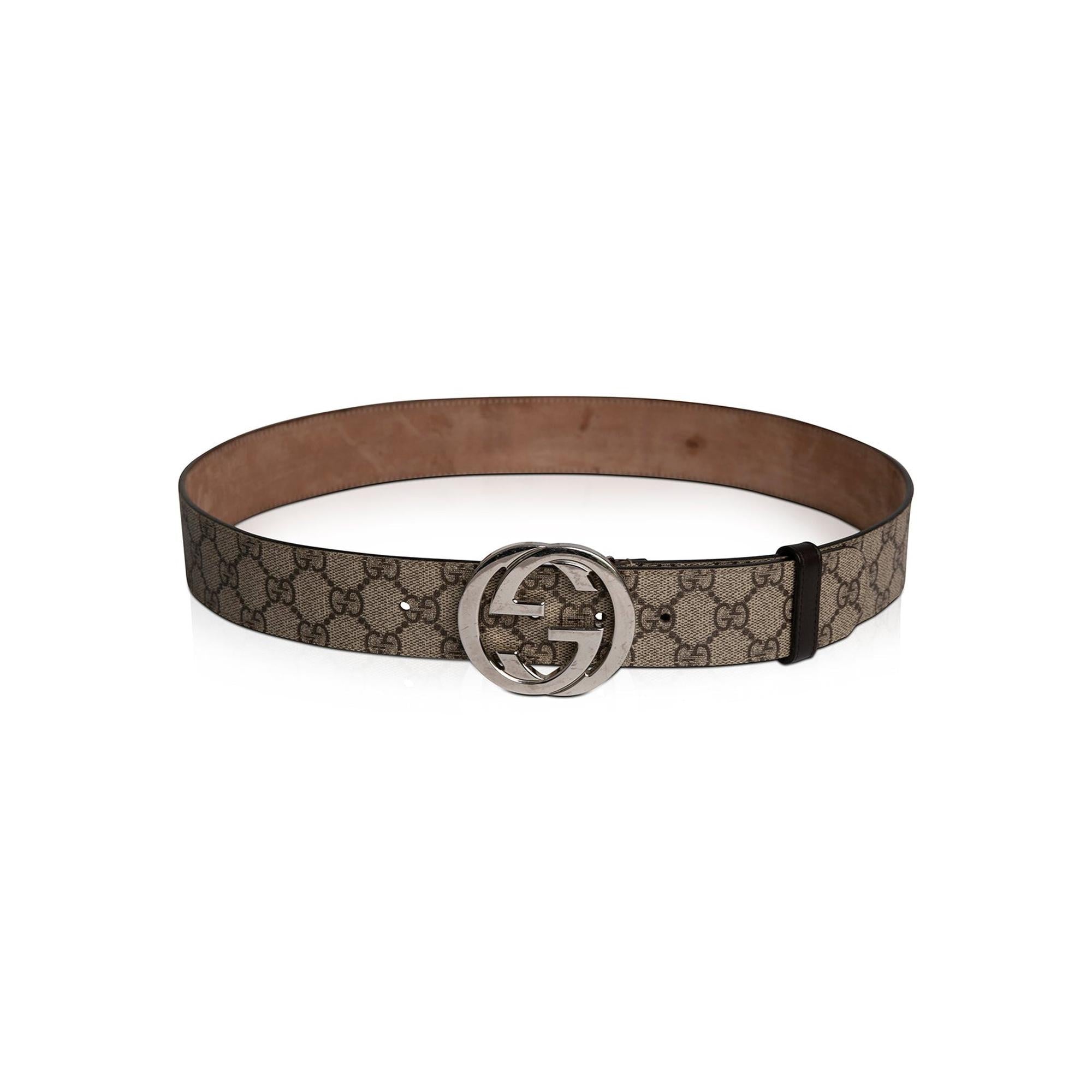 Gucci GG Supreme Belt with G Buckle