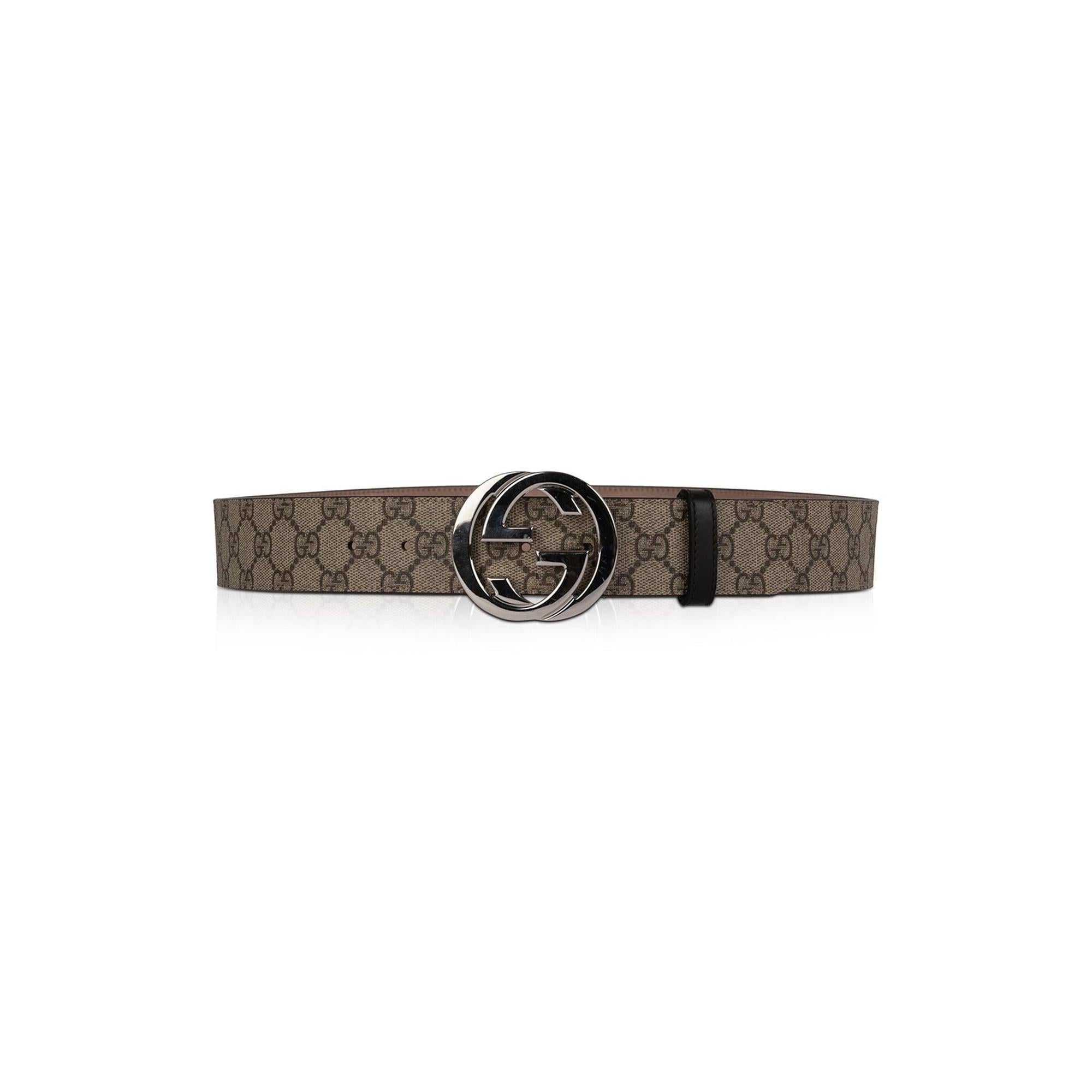 Gucci GG Supreme Belt with GG Buckle