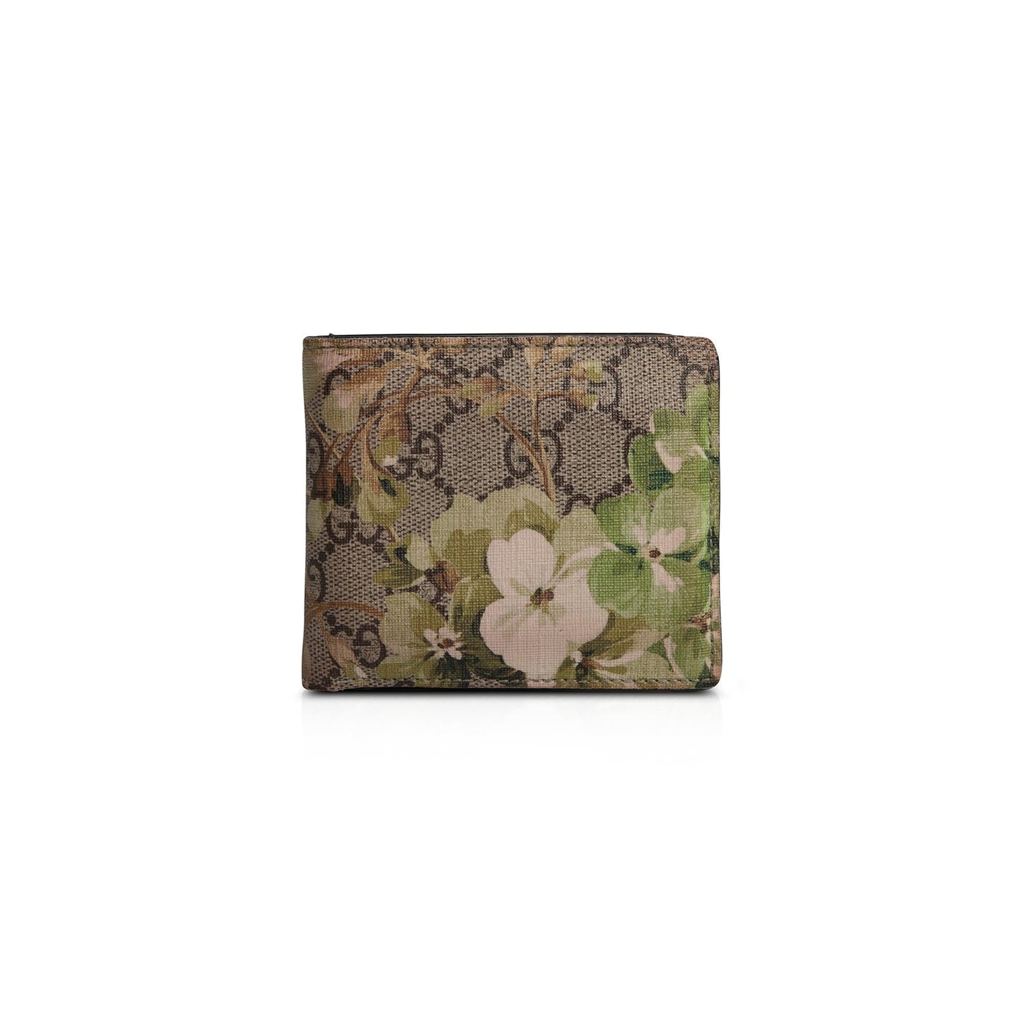 Gucci GG Supreme Blooms Bifold Wallet