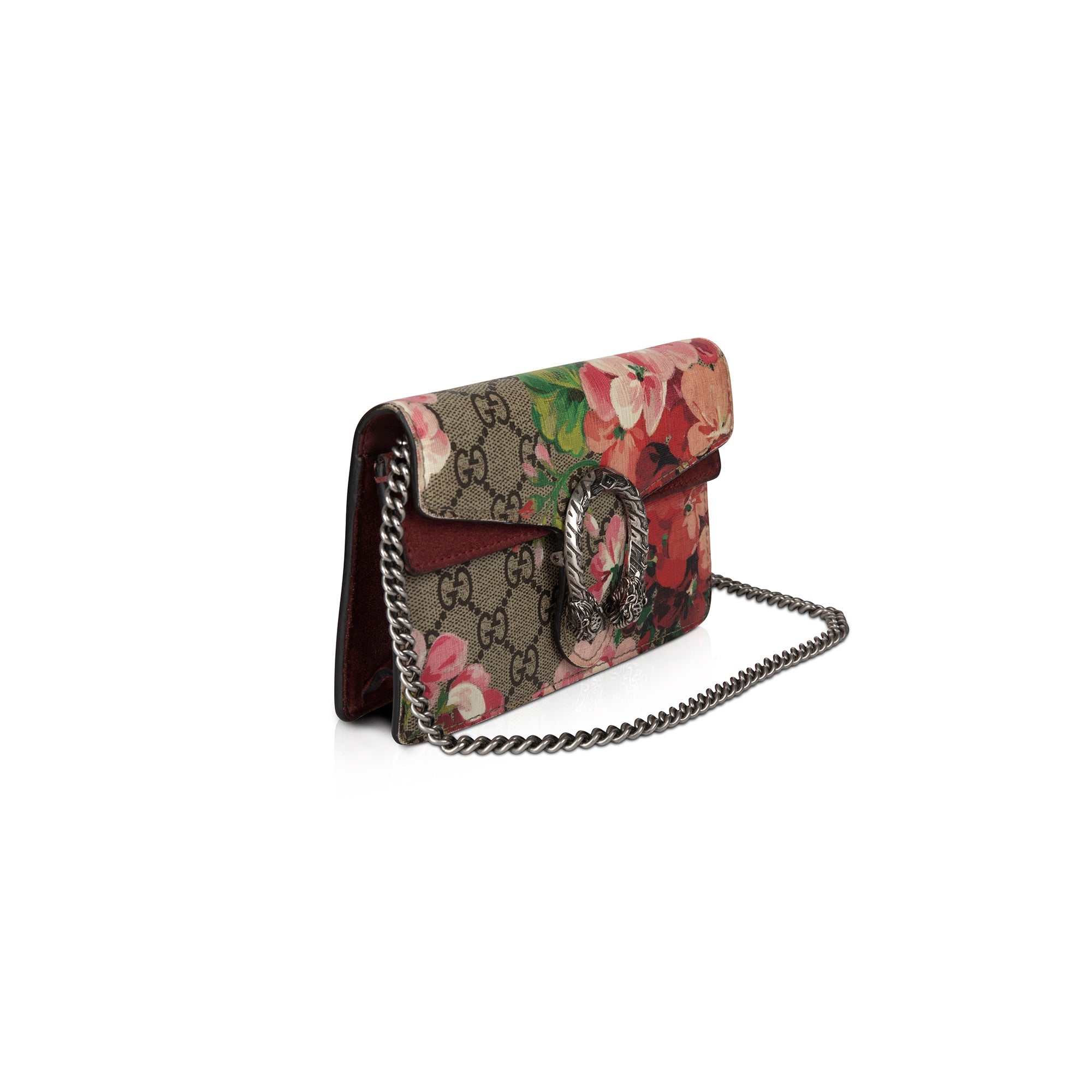 Gucci GG Supreme Blooms Dionysus Super Mini Bag