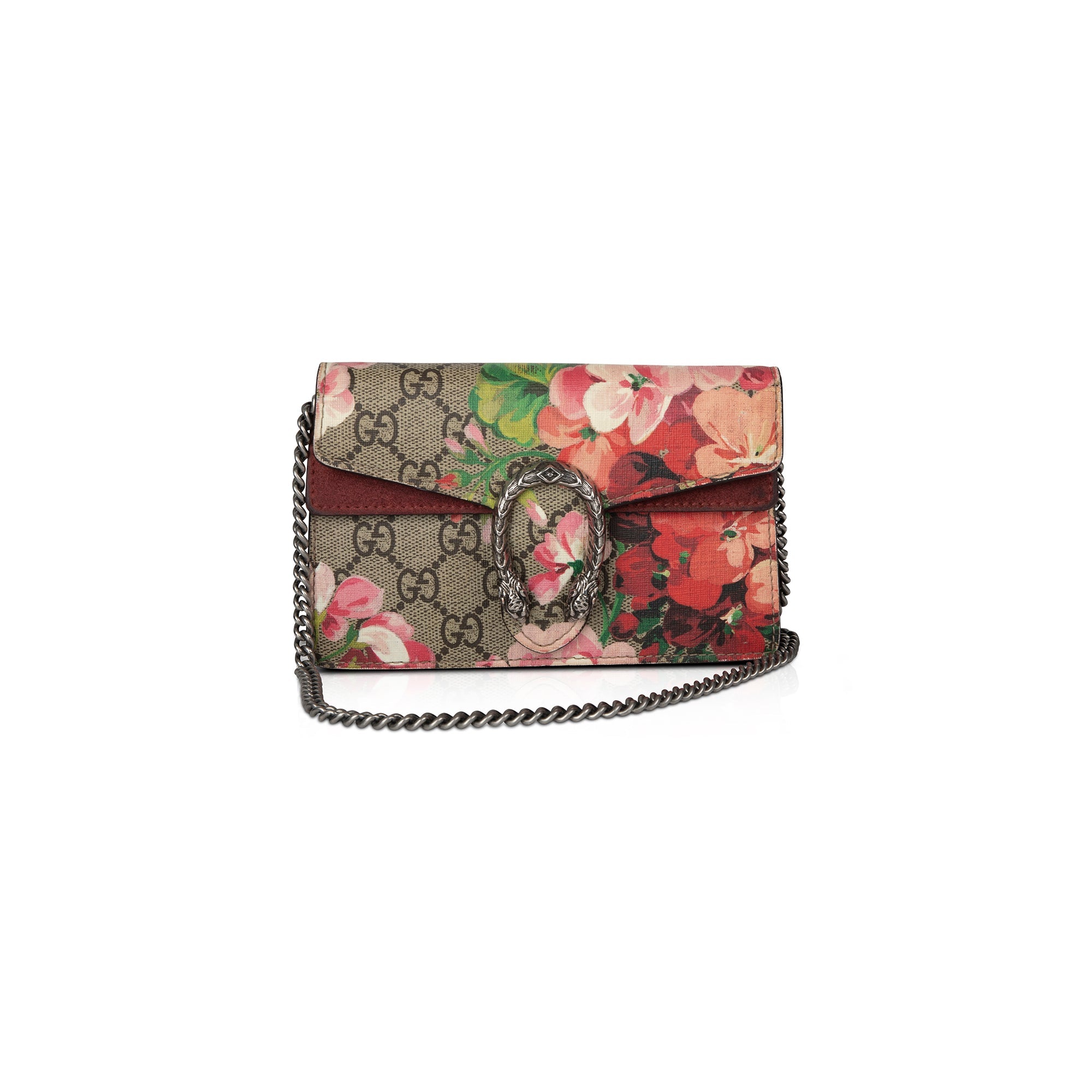 Gucci GG Supreme Blooms Dionysus Super Mini Bag