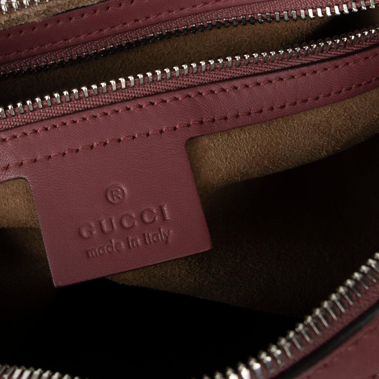 Gucci GG Supreme Blooms Small Boston Bag