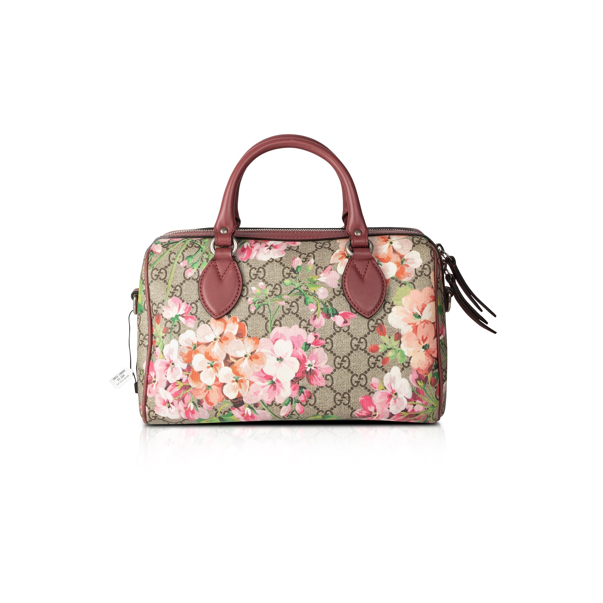 Gucci GG Supreme Blooms Small Boston Bag
