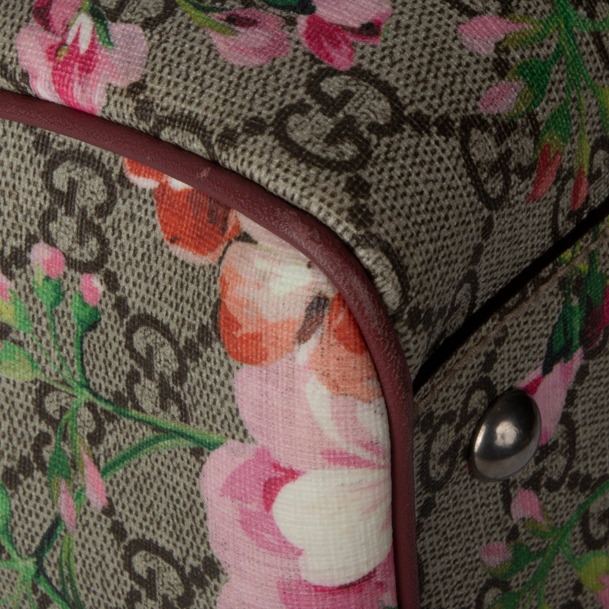 Gucci GG Supreme Blooms Small Boston Bag