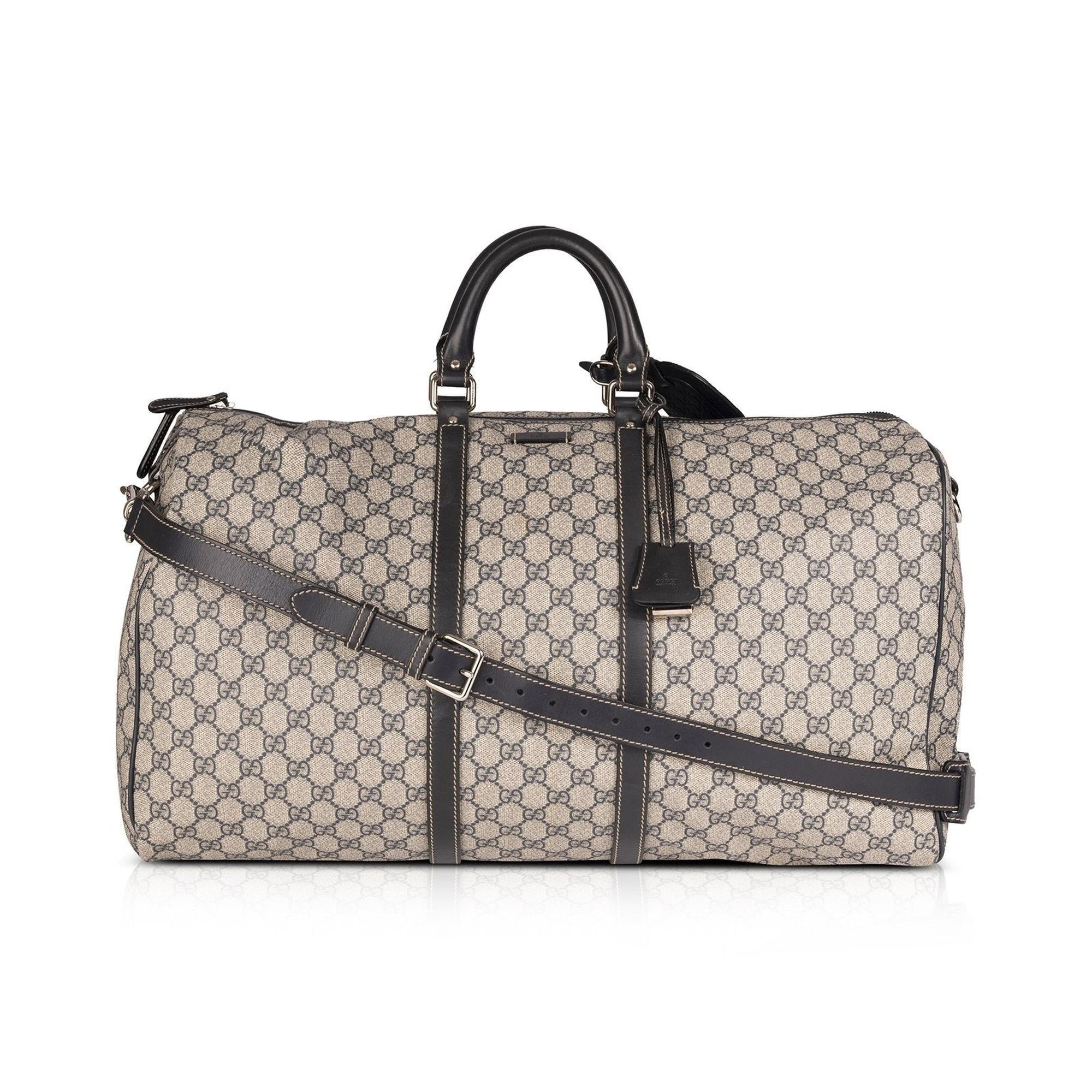 Gucci GG Supreme Canvas Large Carry-On Duffle Bag