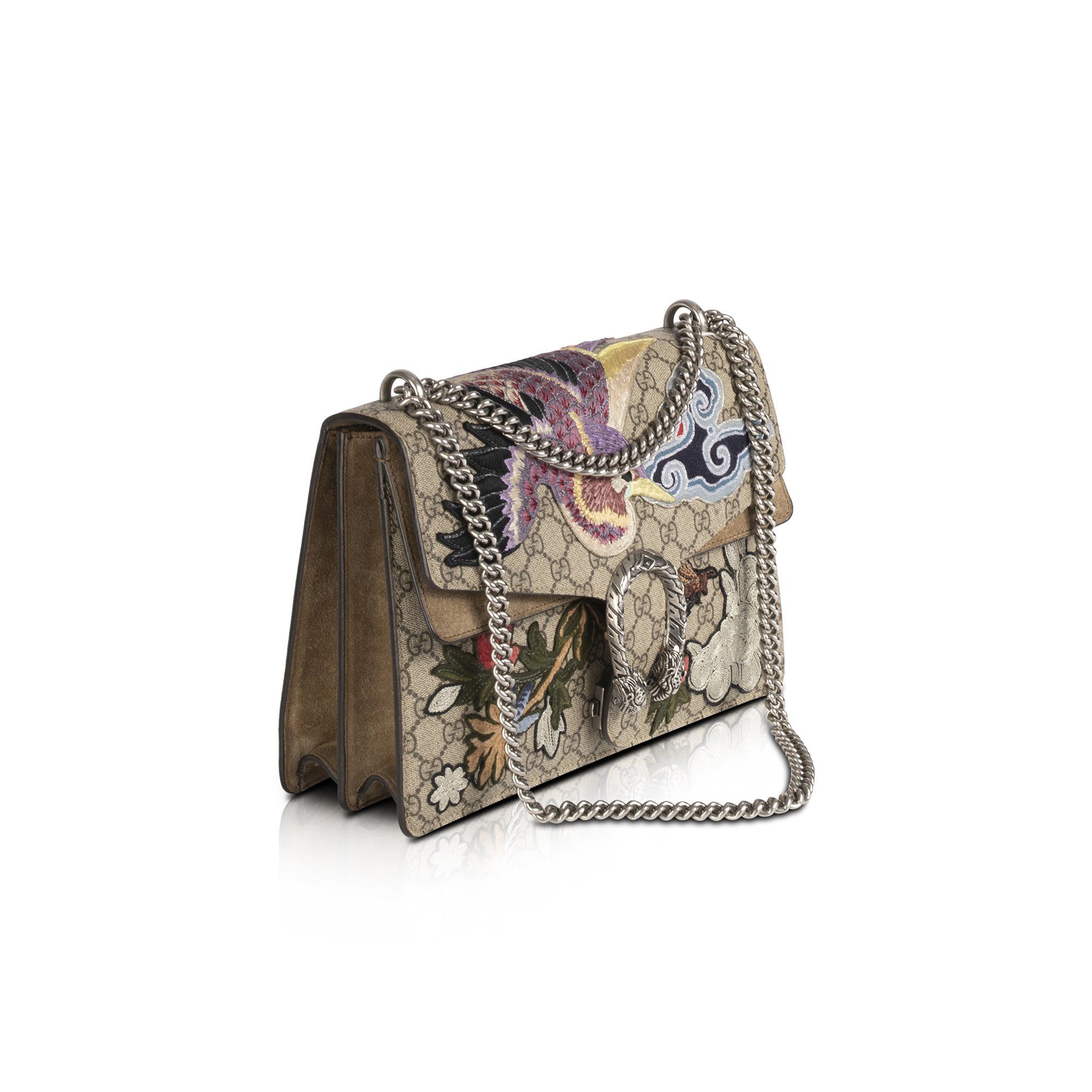 Gucci GG Supreme Medium Bird Dionysus Shoulder Bag