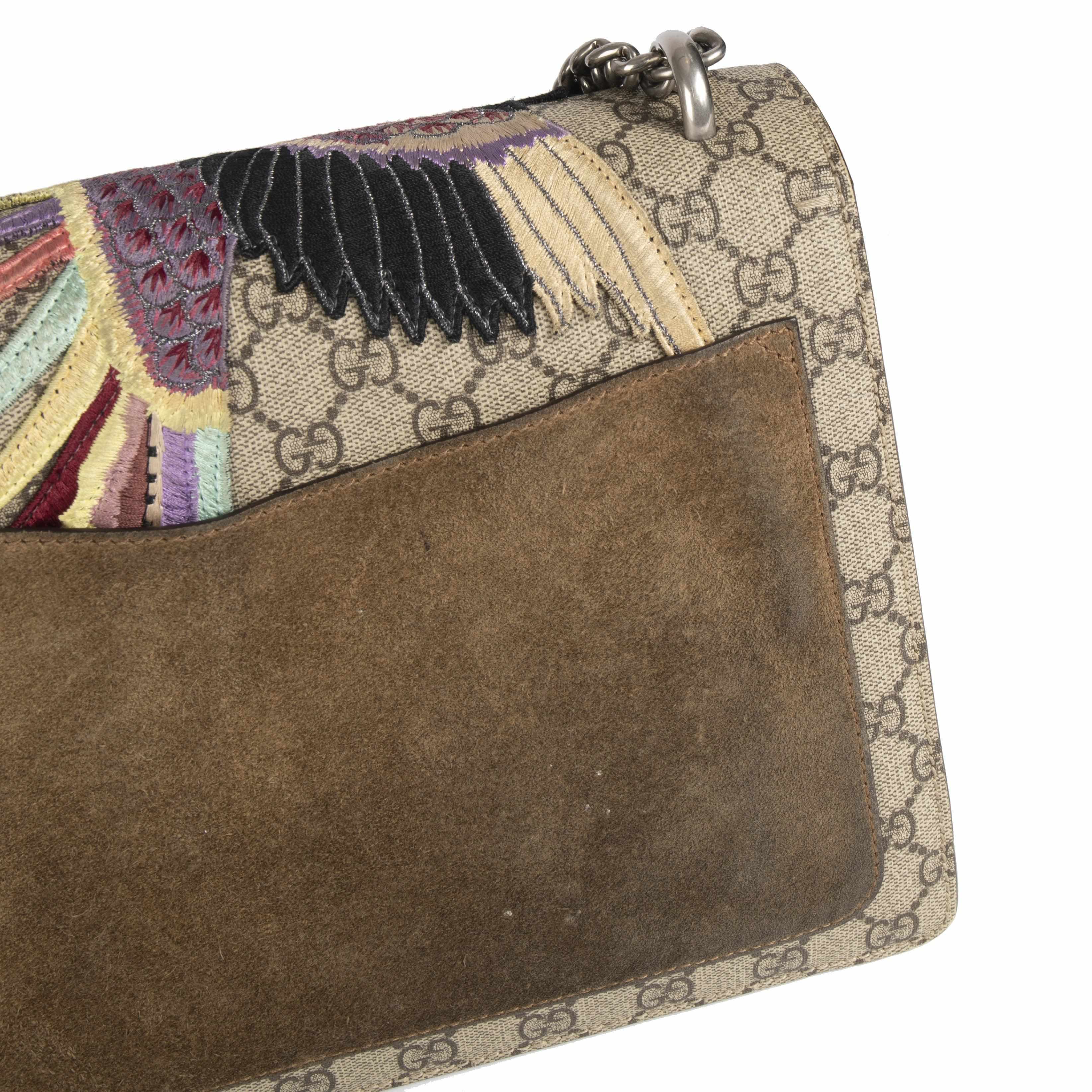 Gucci GG Supreme Medium Bird Dionysus Shoulder Bag