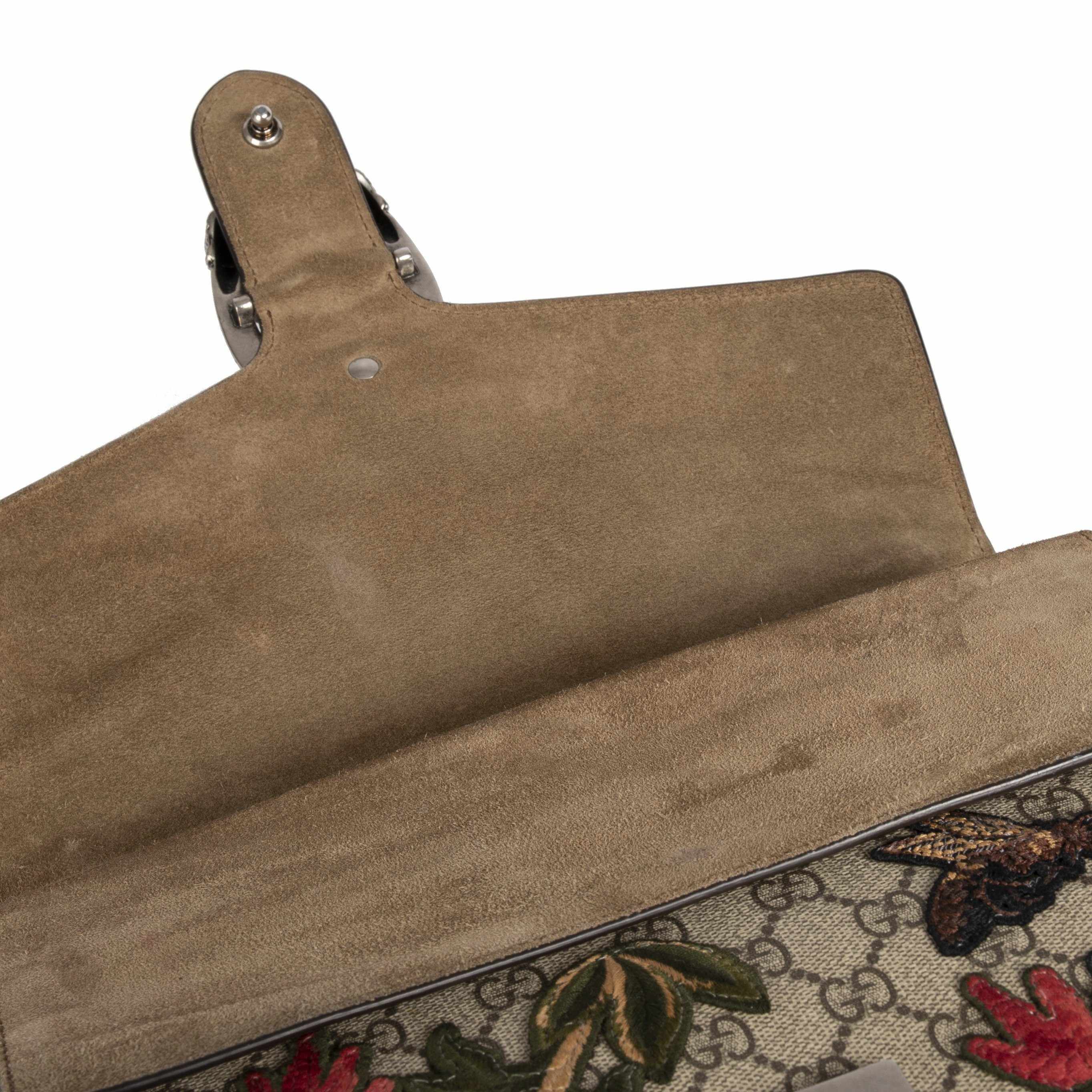 Gucci GG Supreme Medium Bird Dionysus Shoulder Bag