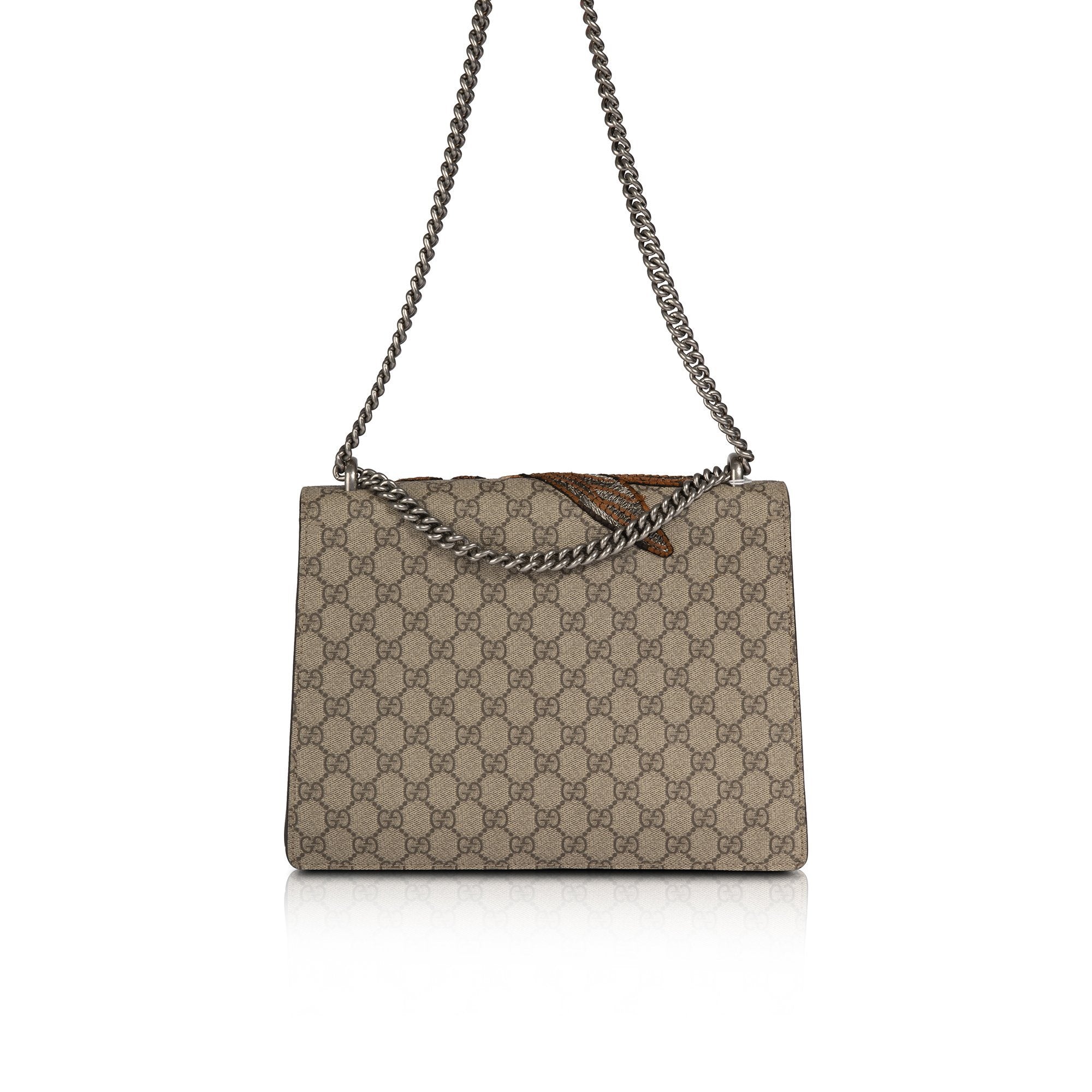 Gucci GG Supreme Medium Dionysus Bee Shoulder Bag