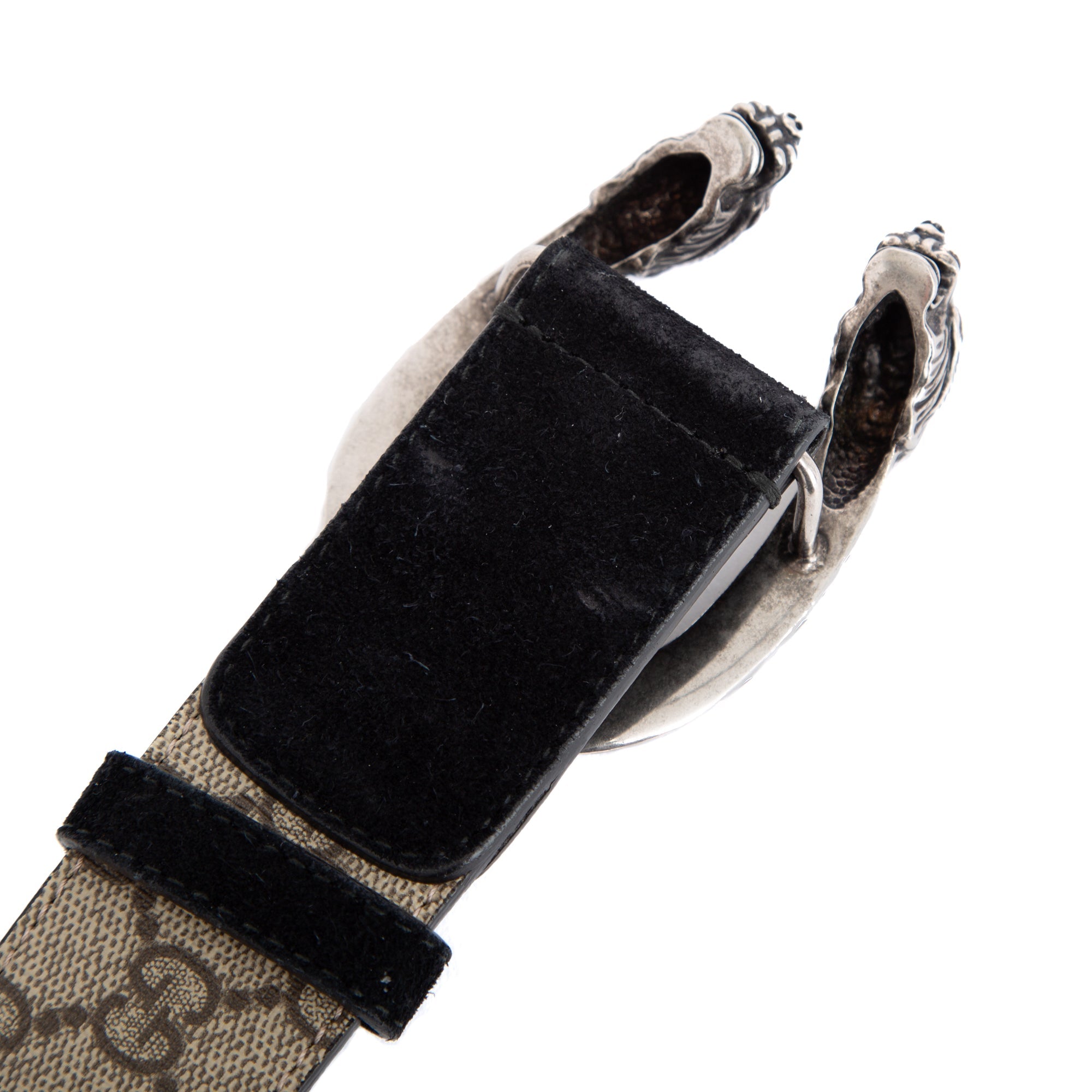 Gucci GG Supreme Suede Suede Dionysus Belt w/ Box & Receipt