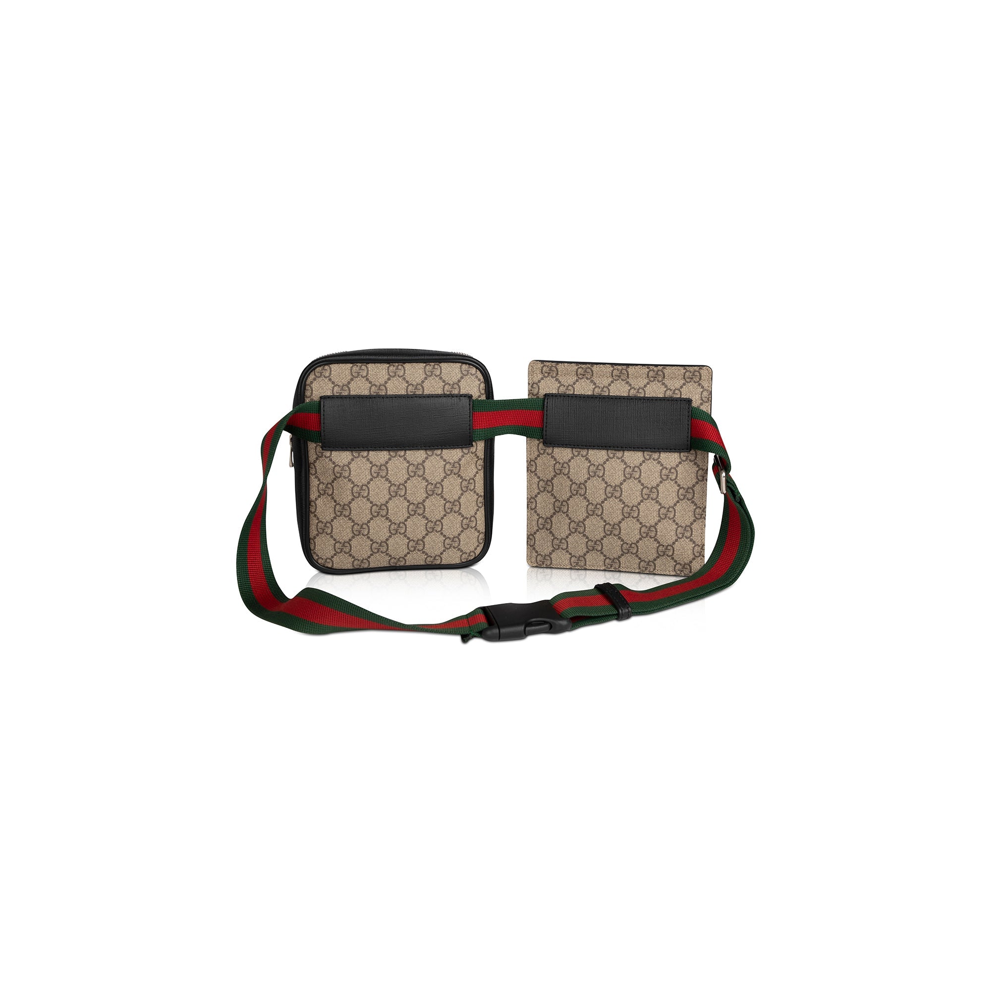 Gucci GG Supreme Web Double Belt Bag