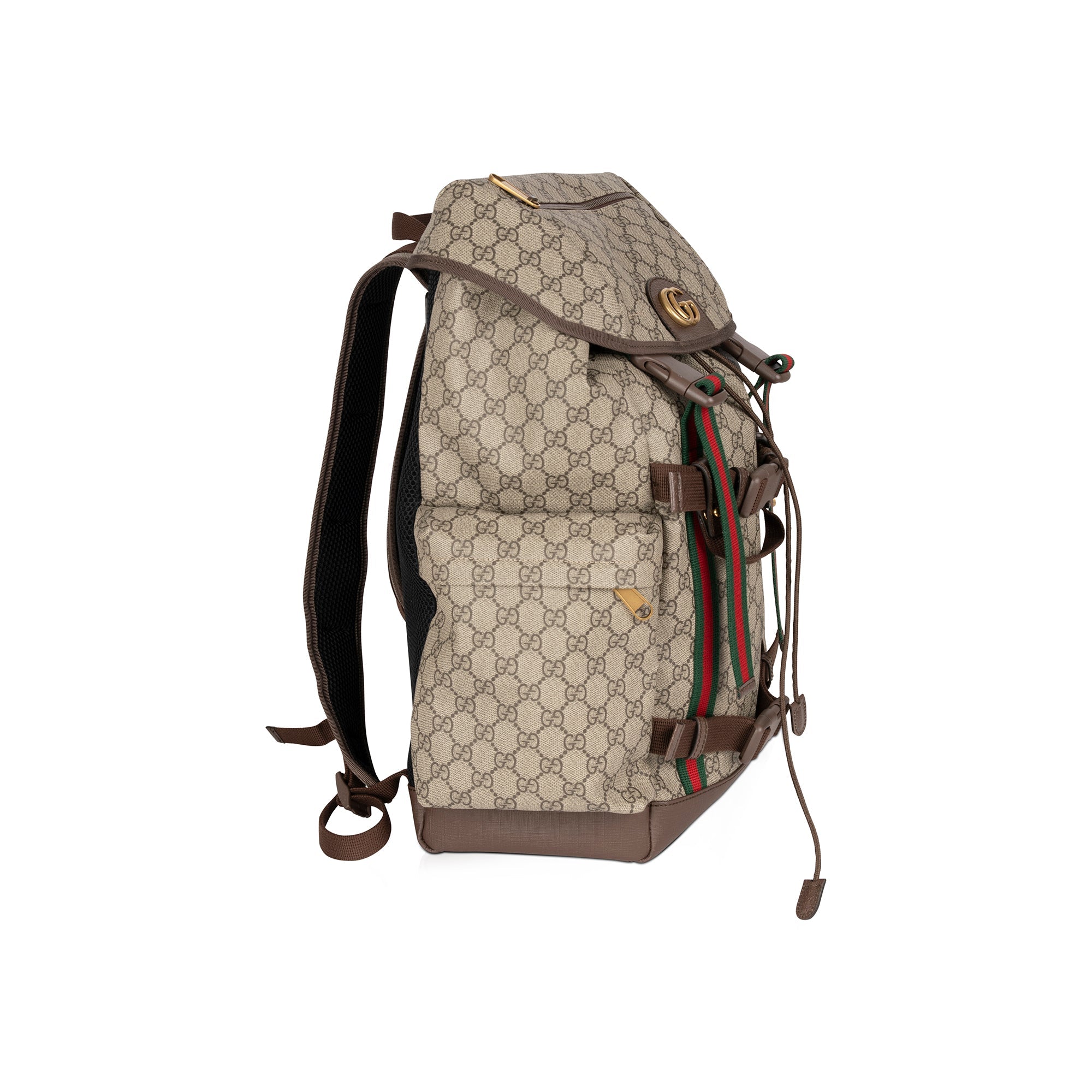 Gucci GG Supreme Web Skateboard Backpack