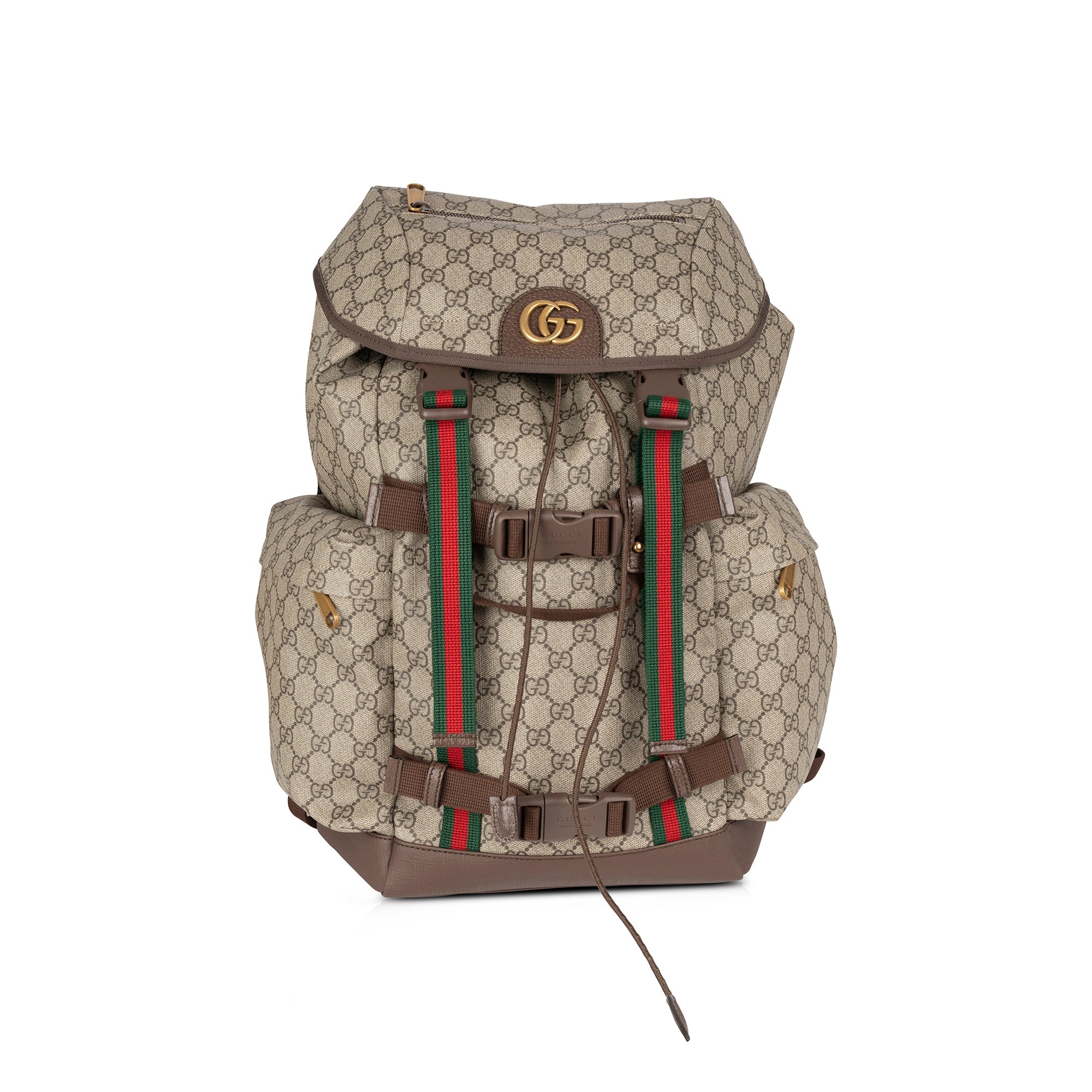 Gucci GG Supreme Web Skateboard Backpack