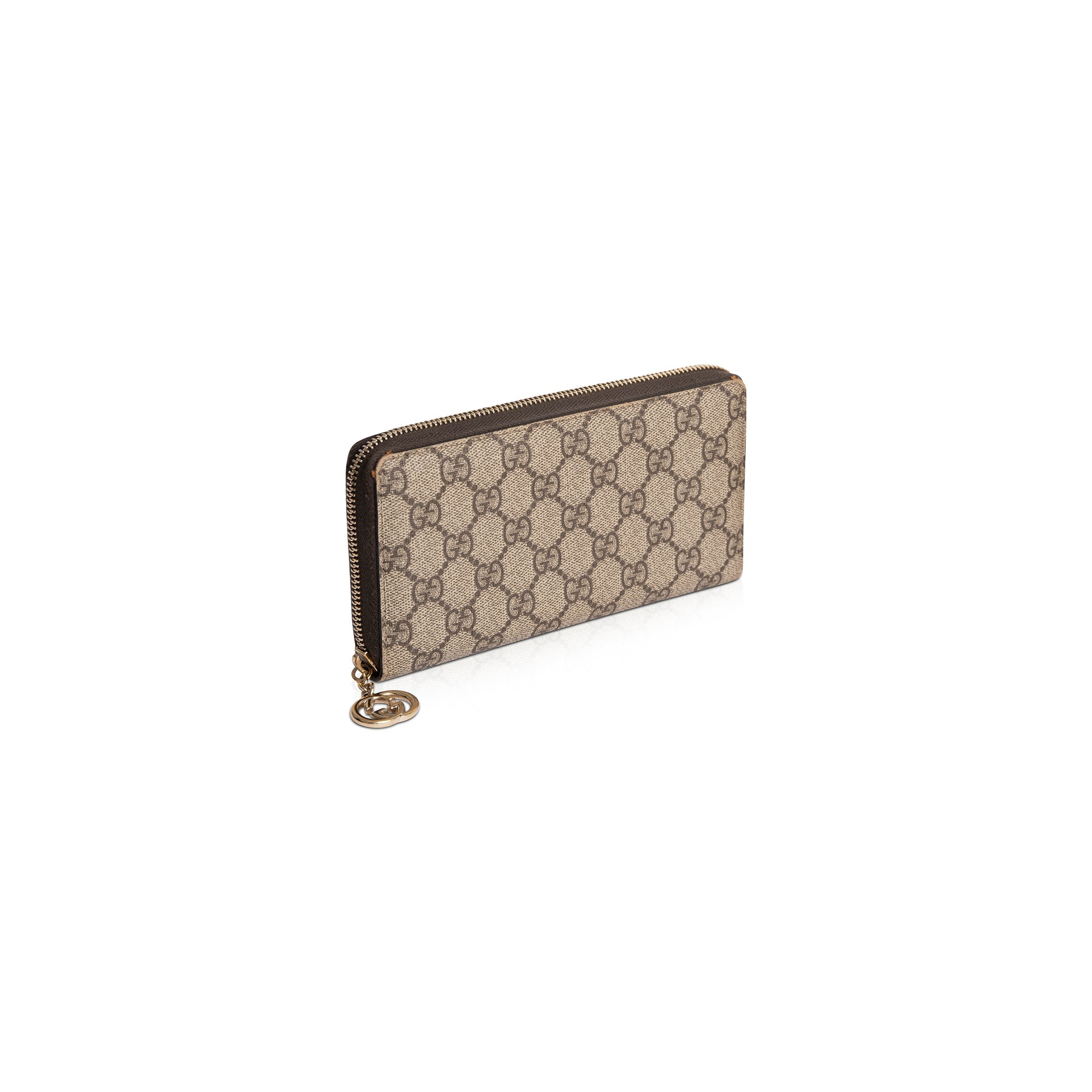 Gucci GG Supreme Zip Around Wallet